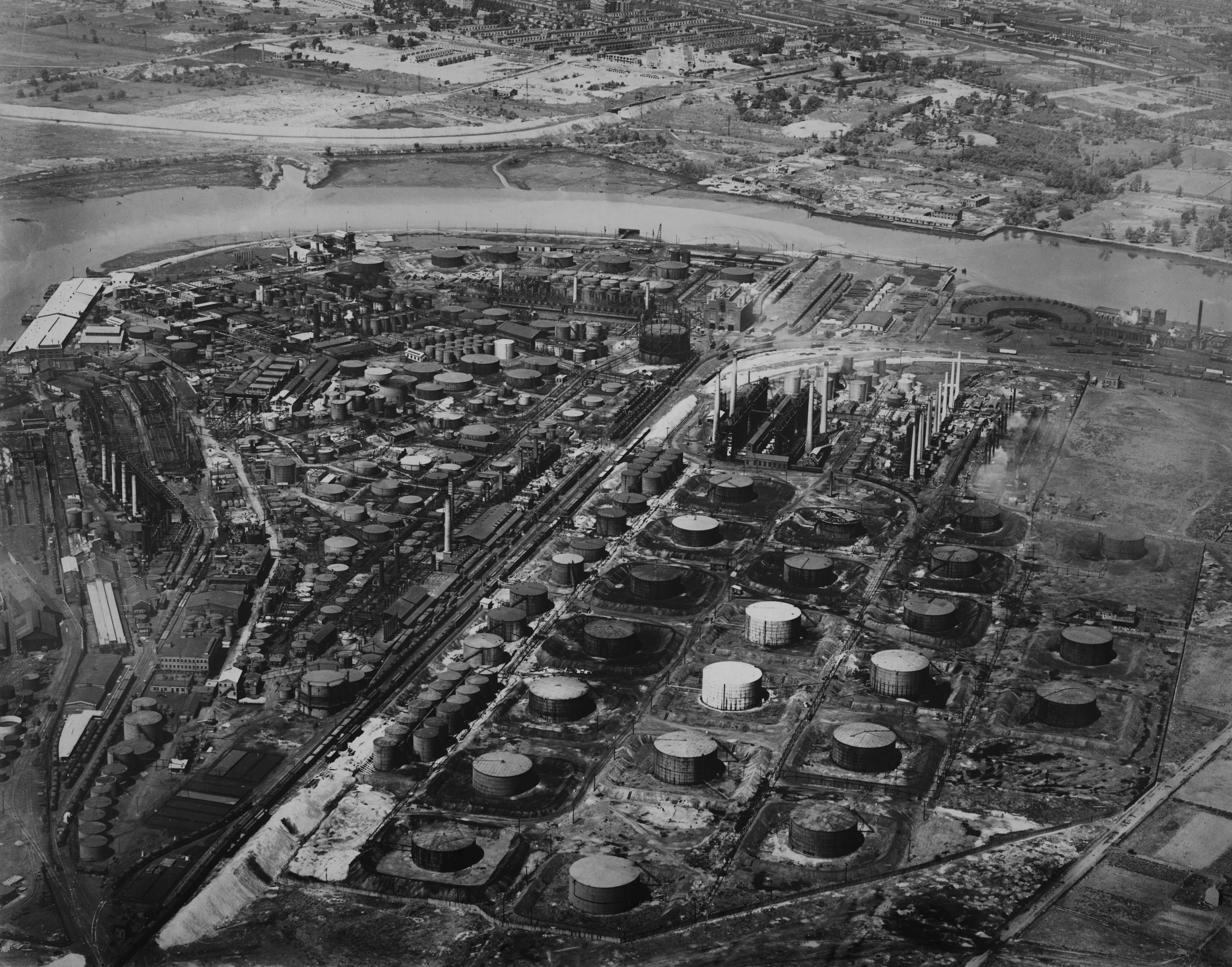 Atlantic Refining Co., June 22, 1926 (Image # 6111) | Aero Service Corp. | Courtesy of Aerial Viewpoint, Spring, TX