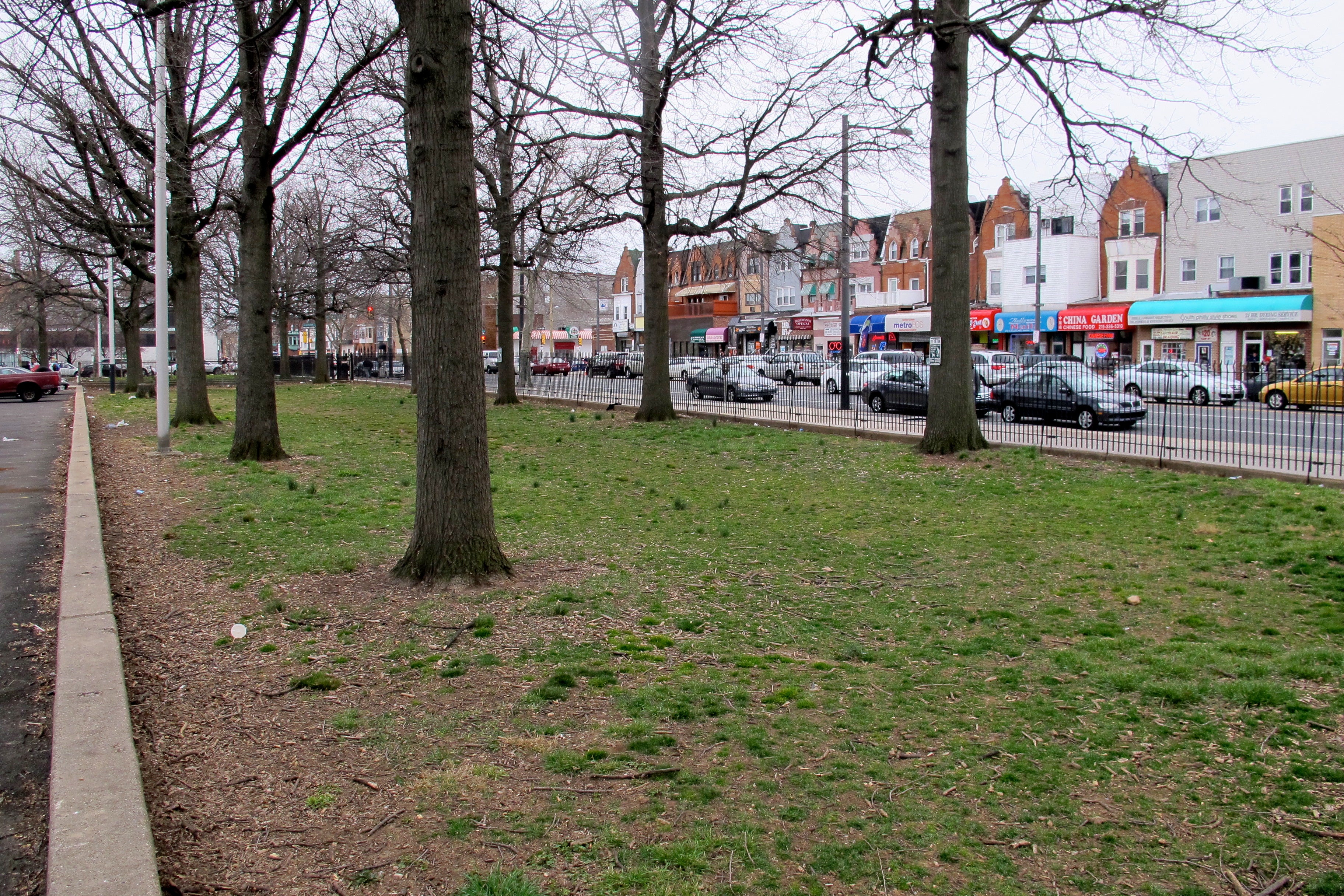 A park-like space could take root along South Broad Street for the community's enjoyment.