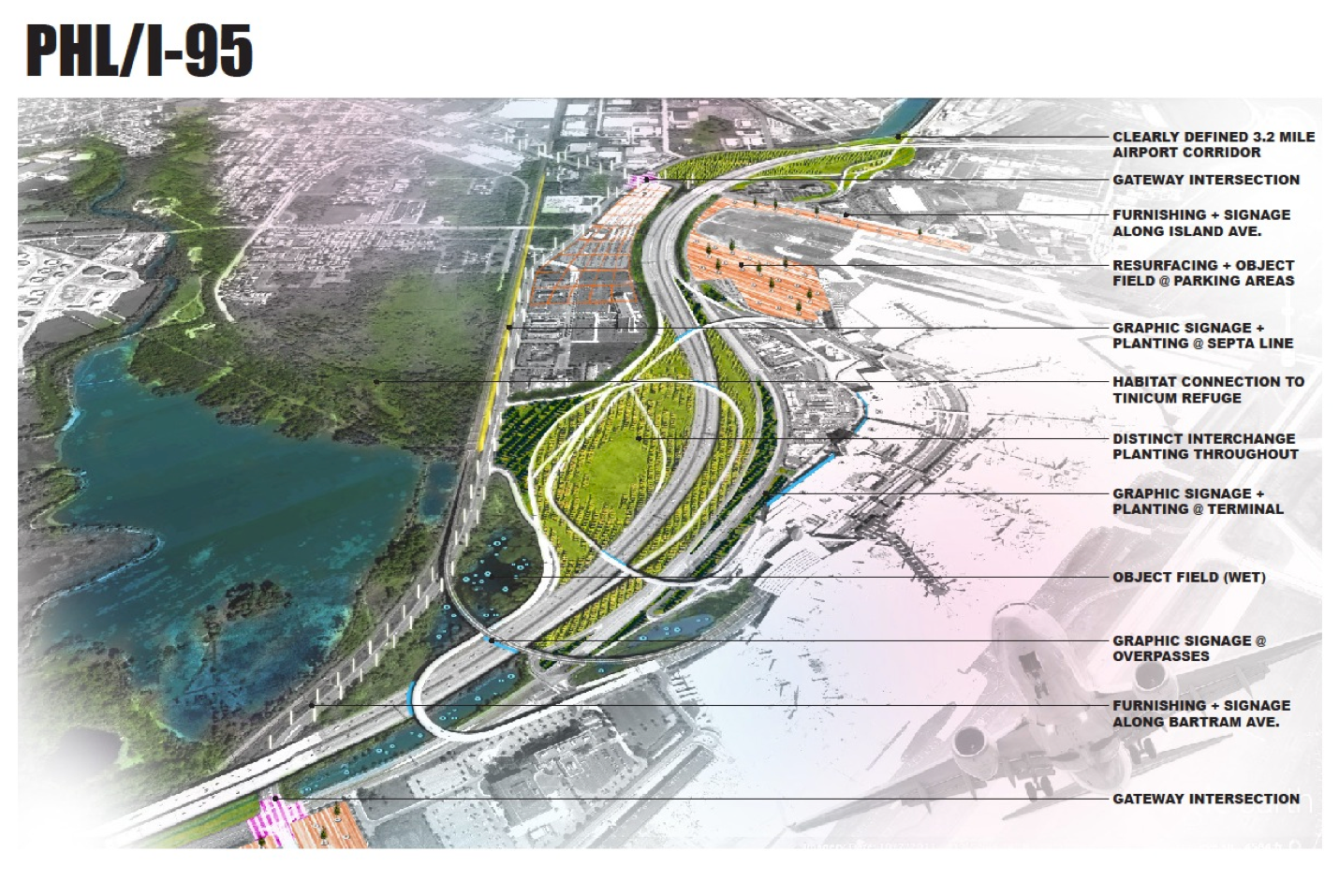 Civic Landscape PHL / I-95 - overview | courtesy of PHS