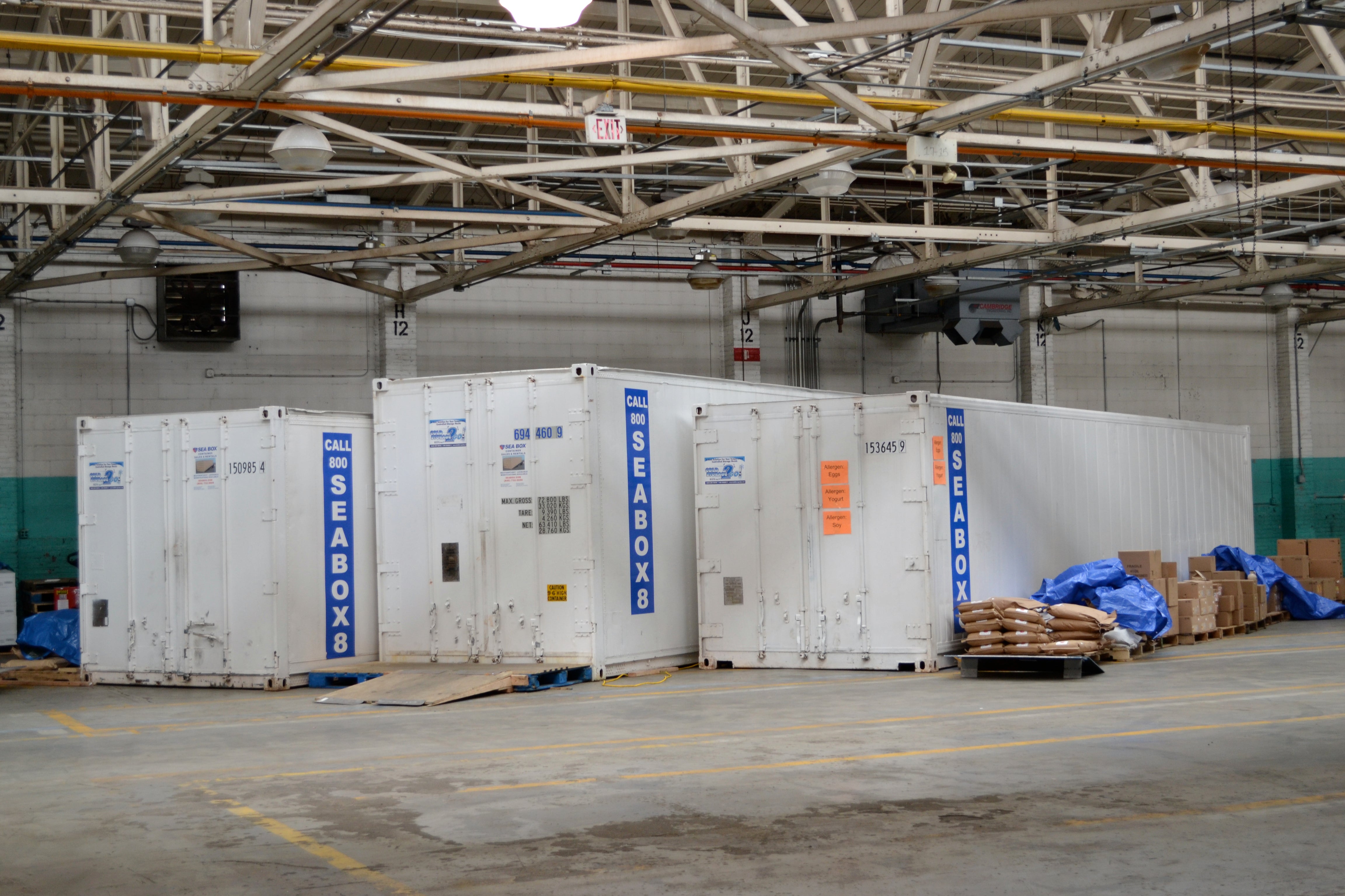 Common Market will build a 6,000 square foot cold storage system. In the meantime, it is using temporary cold storage units