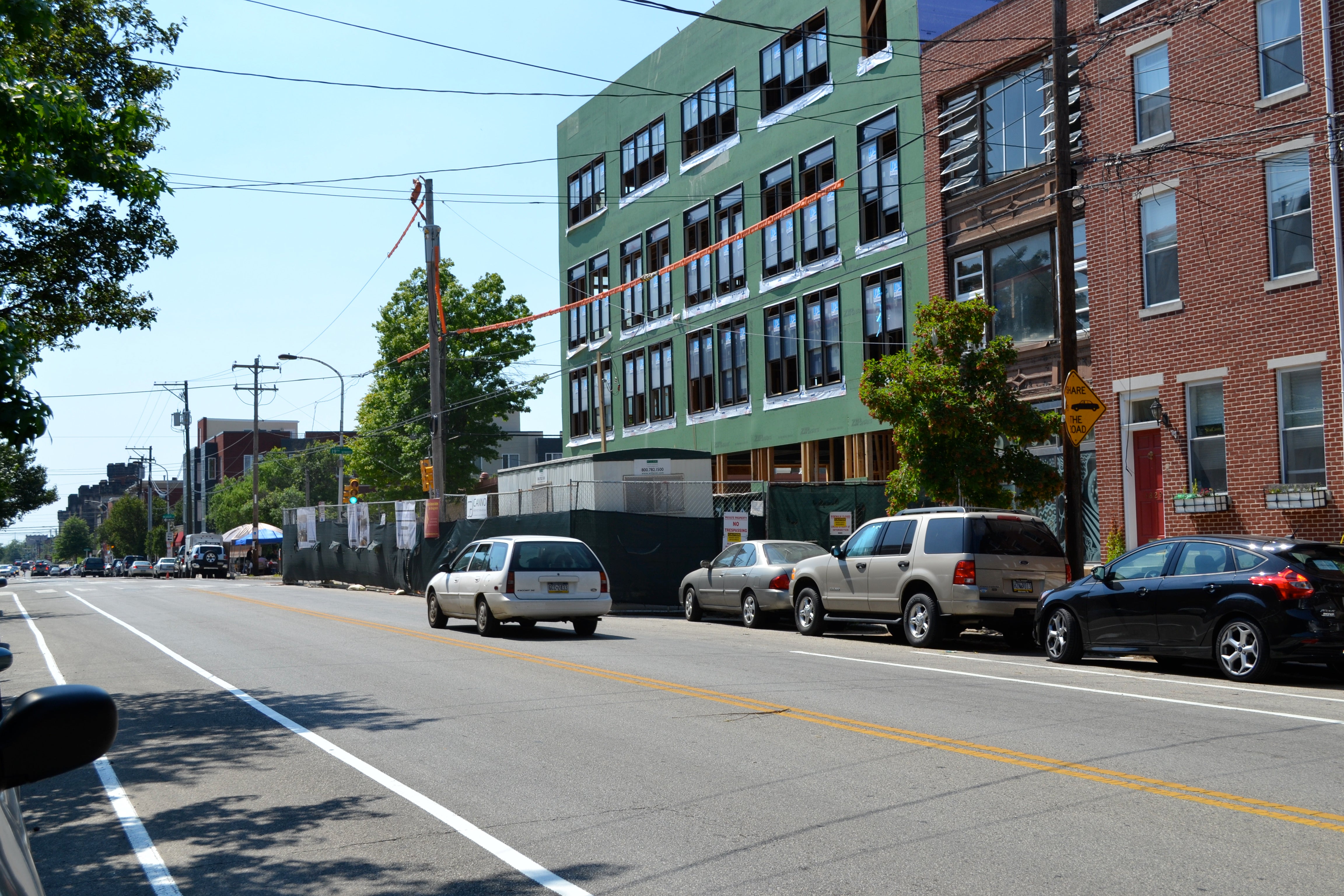 Fairmount Ave bike lanes