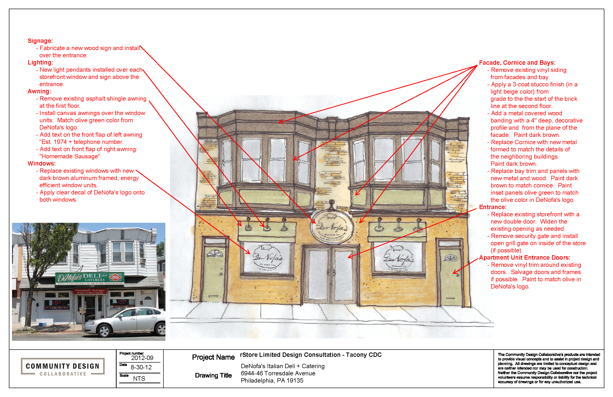 Designs for DeNofa's. | Community Design Collaborative