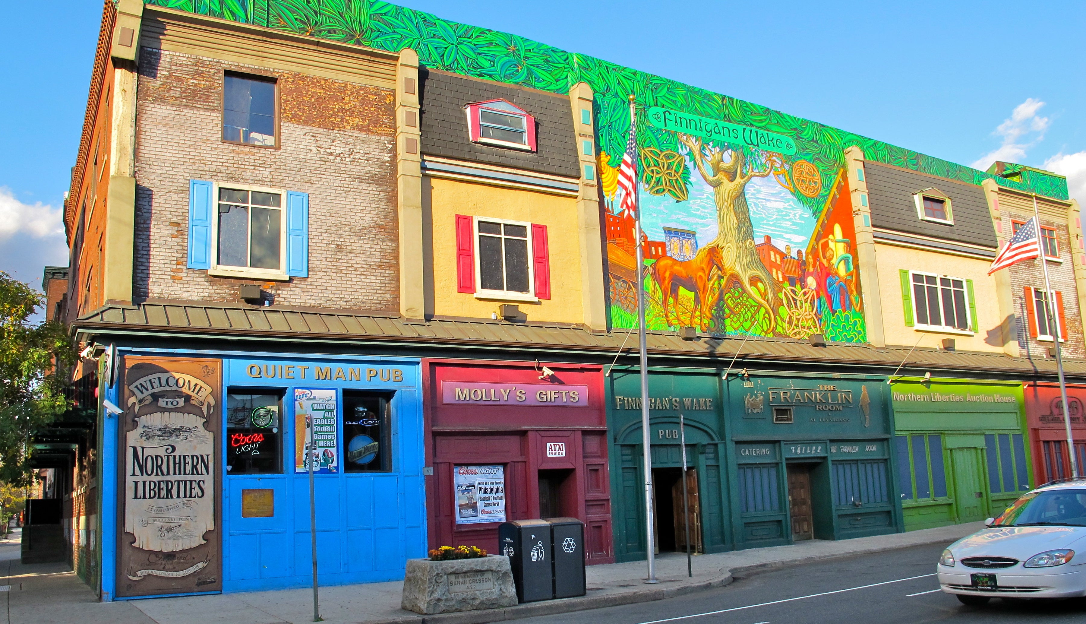 Balconies proposed for Finnegan's Wake's Spring Garden Street facade, approved by City Council, were nixed by Mayor Nutter.