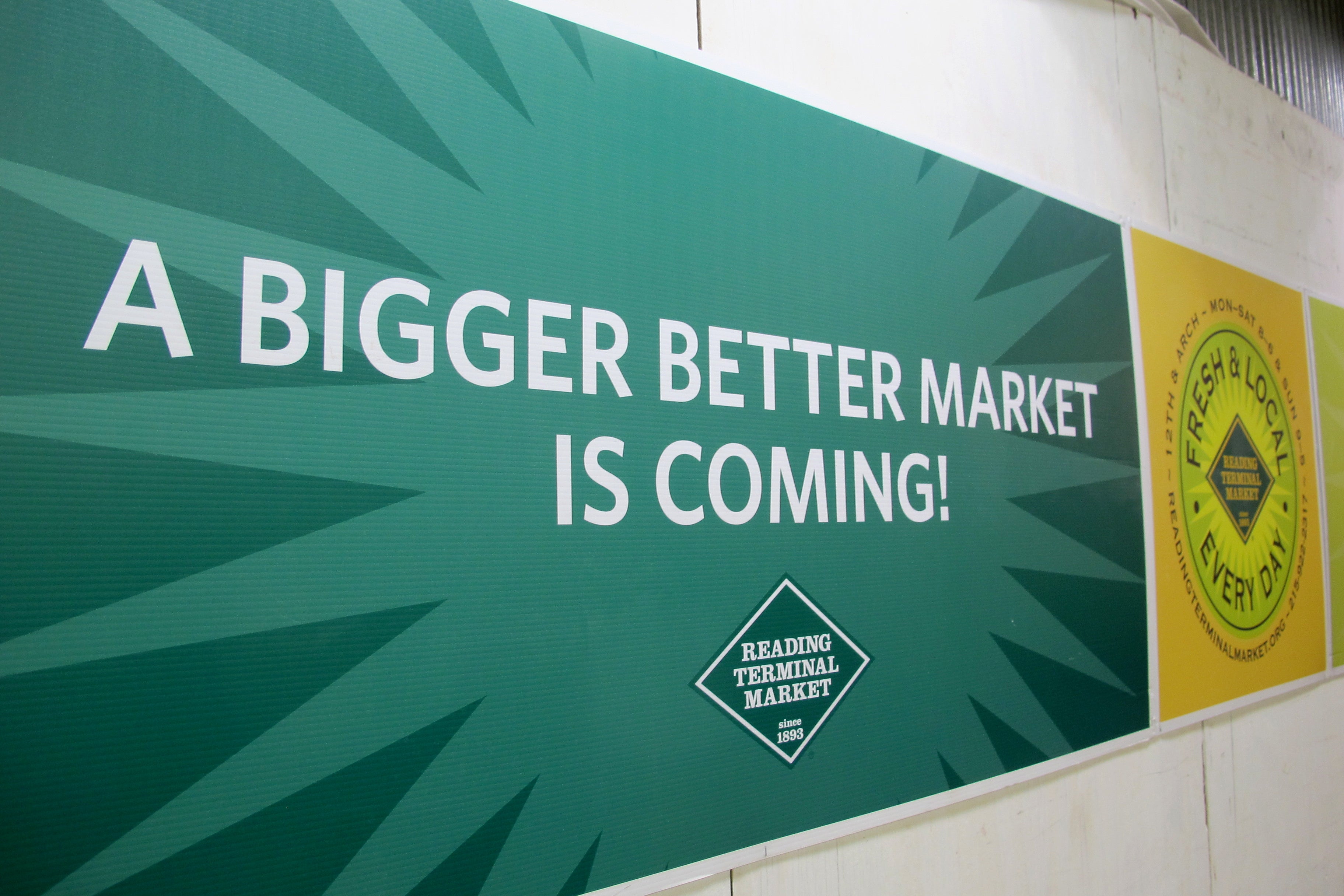 For nearly a year Reading Terminal Market has been under some form of construction.