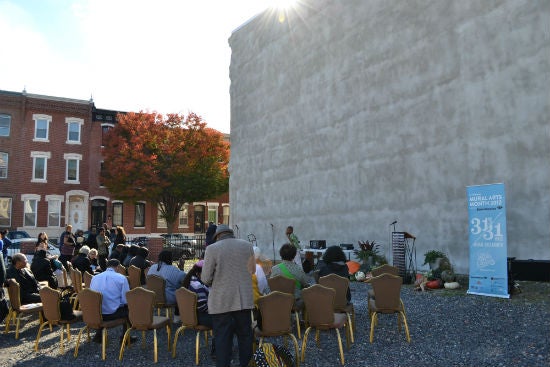 By this spring the wall at 1425 Christian Street will be home to the Peace is a Haiku Song mural, dedicated to poet and peace activist Sonia Sanchez.