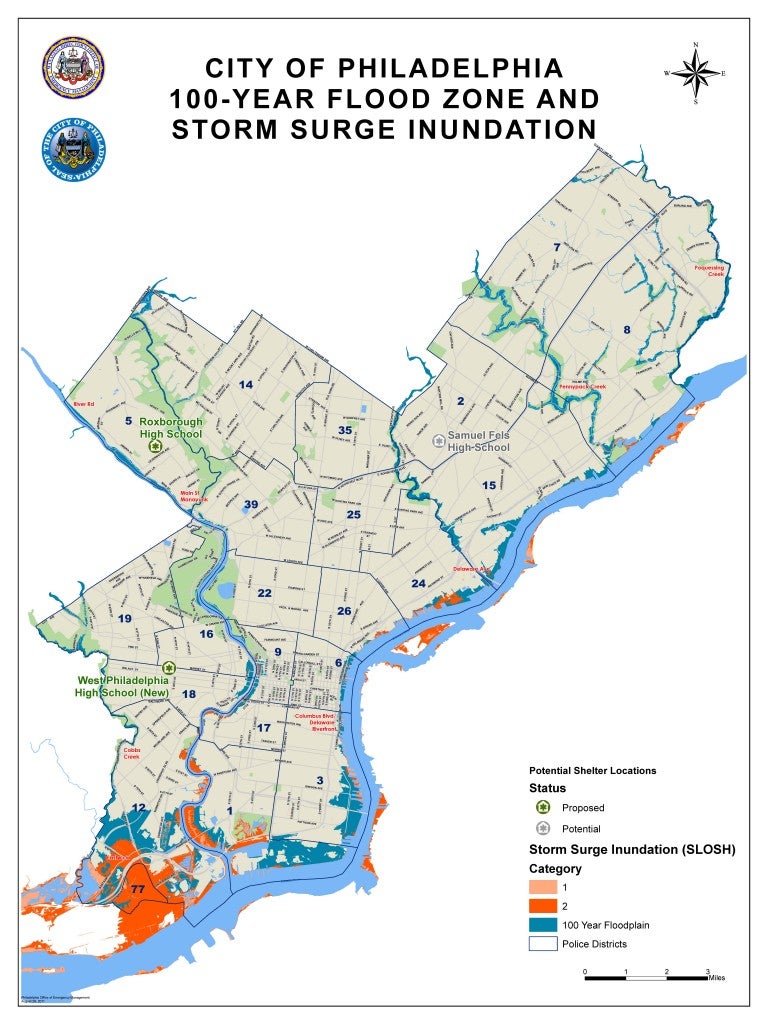 100-Year Flood Zone and Storm Surge | Office of Emergency Management