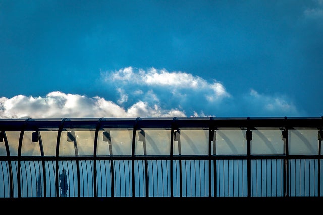 William Penn Statue Taking a Walk, Flibert St. Skybridge | Theresa Stigale, Eyes on the Street Flickr Group