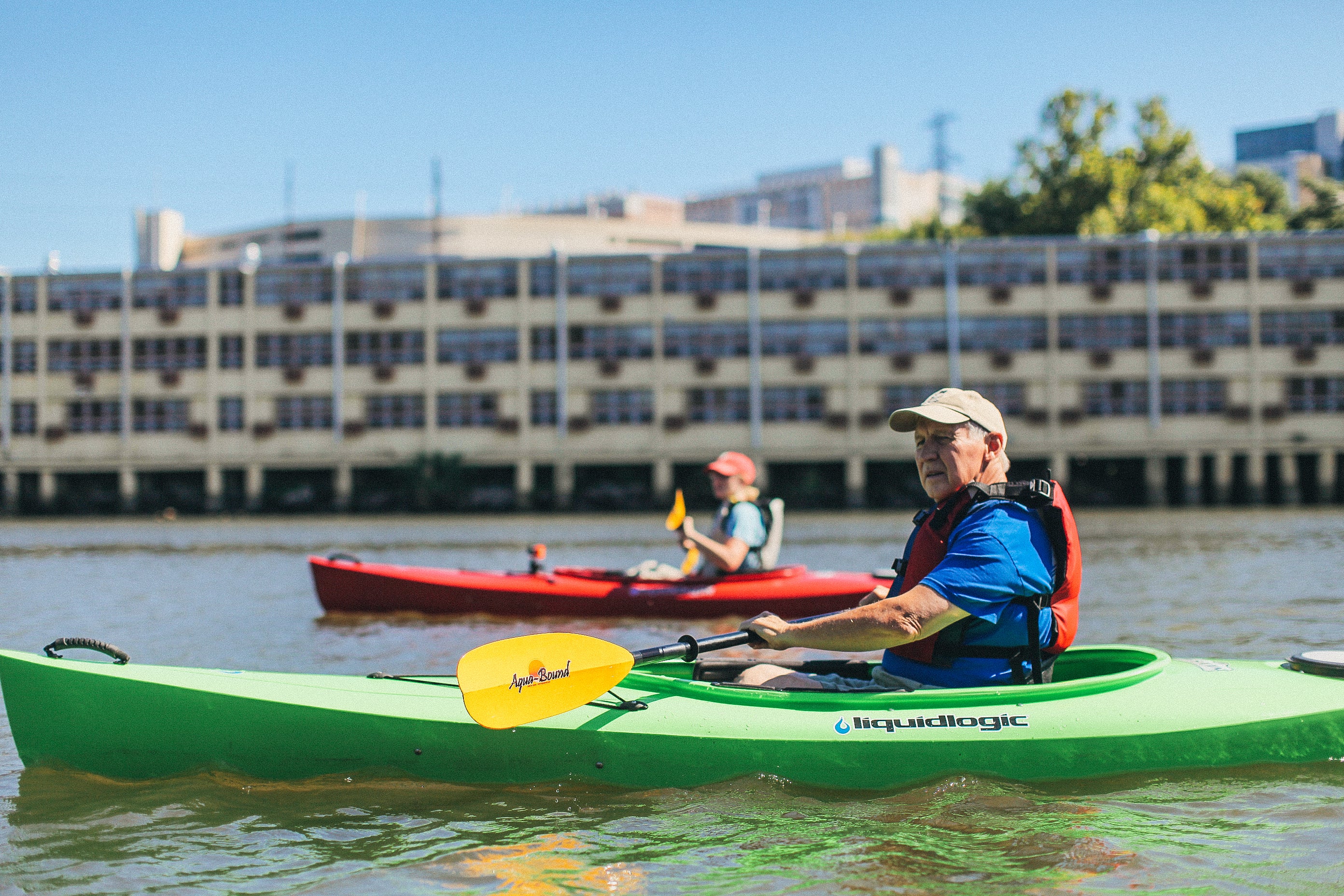 Joe Syrnic and Ashley Hahn near Grays Ferry Crescent. | Neal Santos