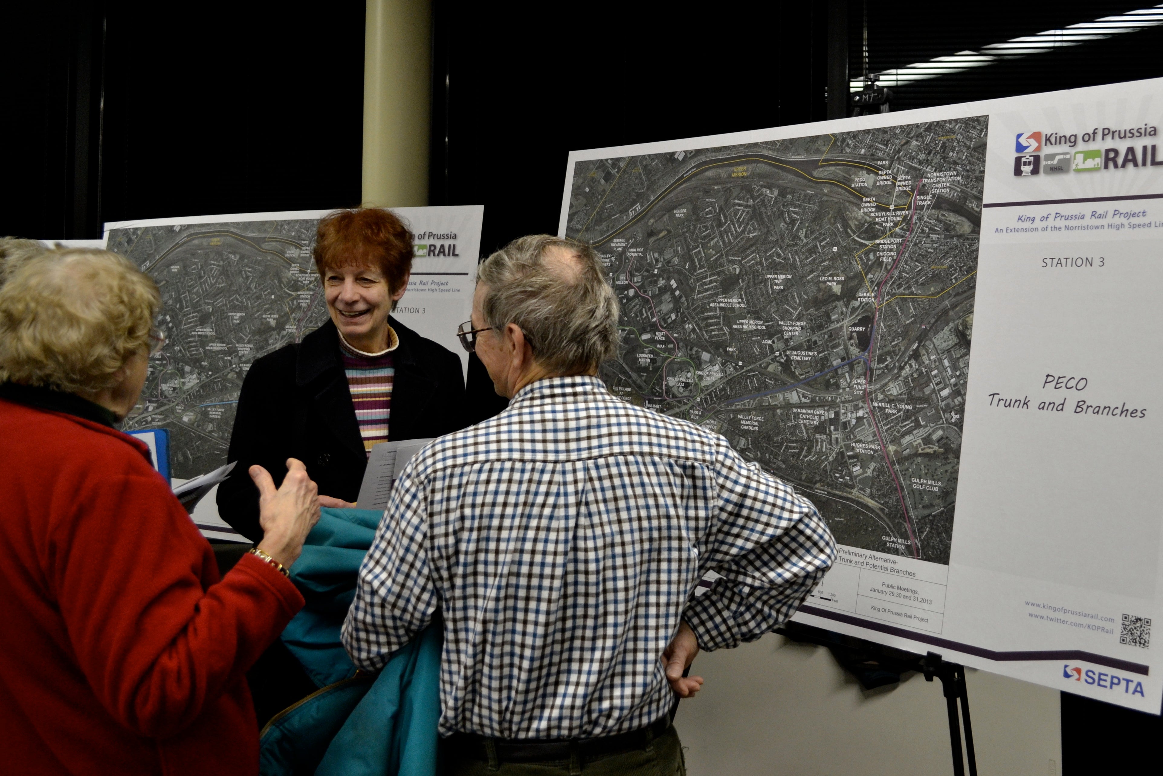 King of Prussia Rail Project public meeting