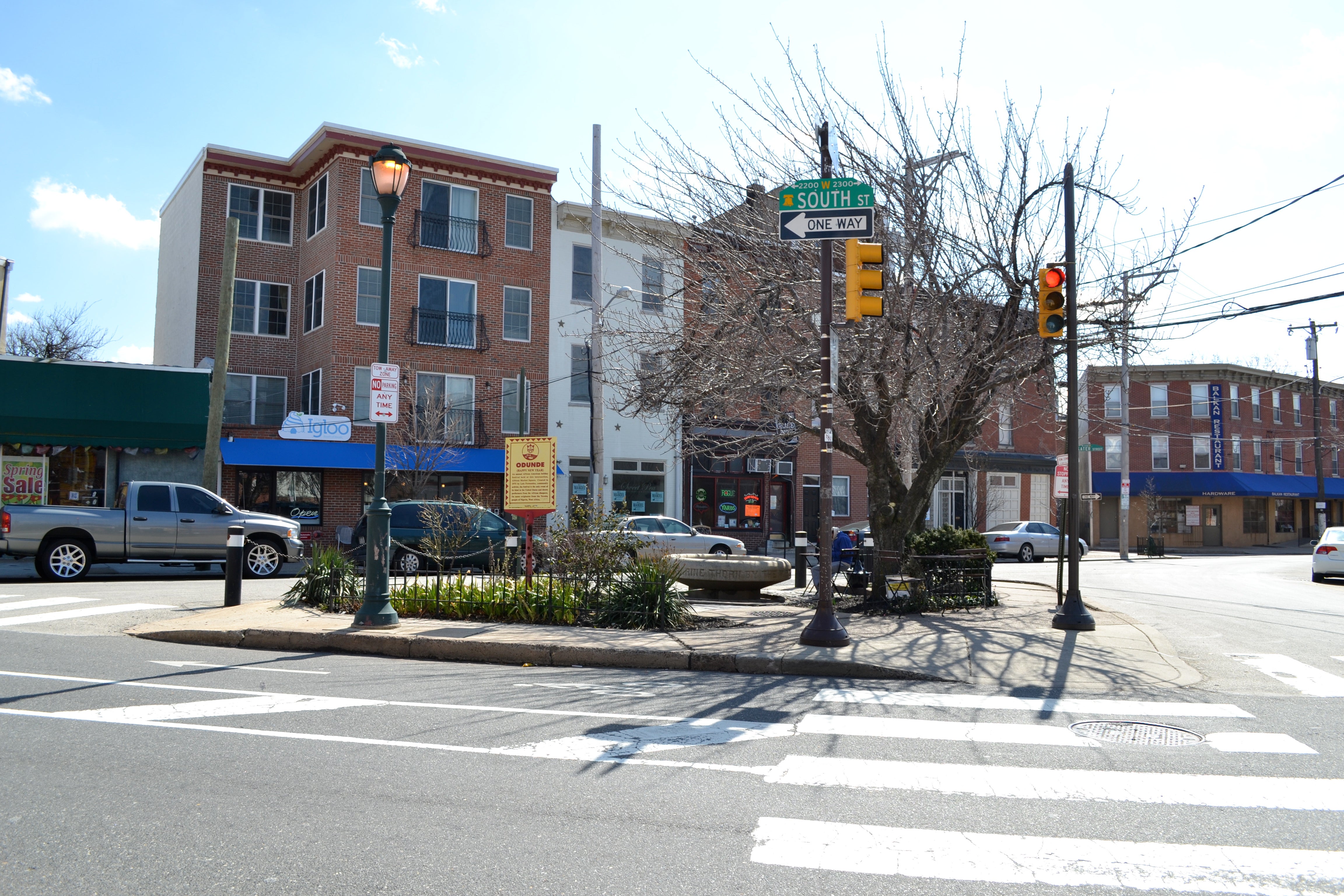 Northern Grays Ferry Avenue triangle