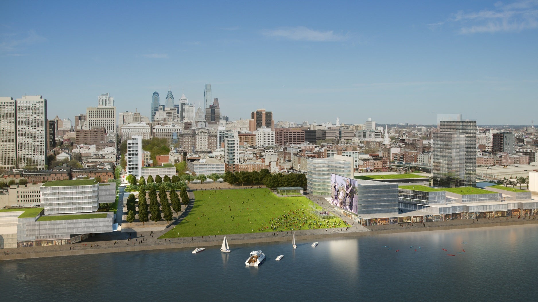 Penn's Landing Park, the Master Plan vision