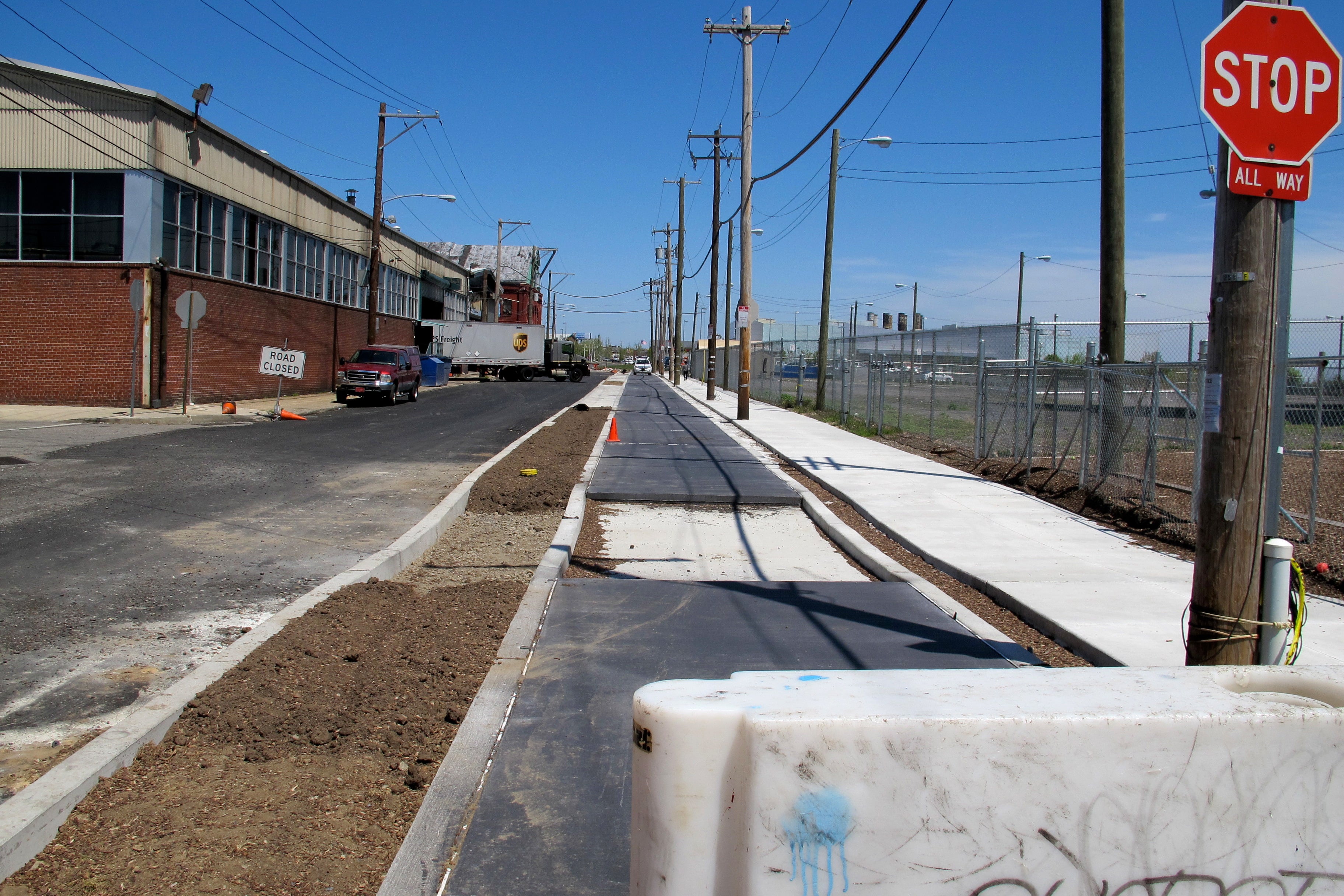 Penn Street Trail extending past Waterfront Square to SugarHouse