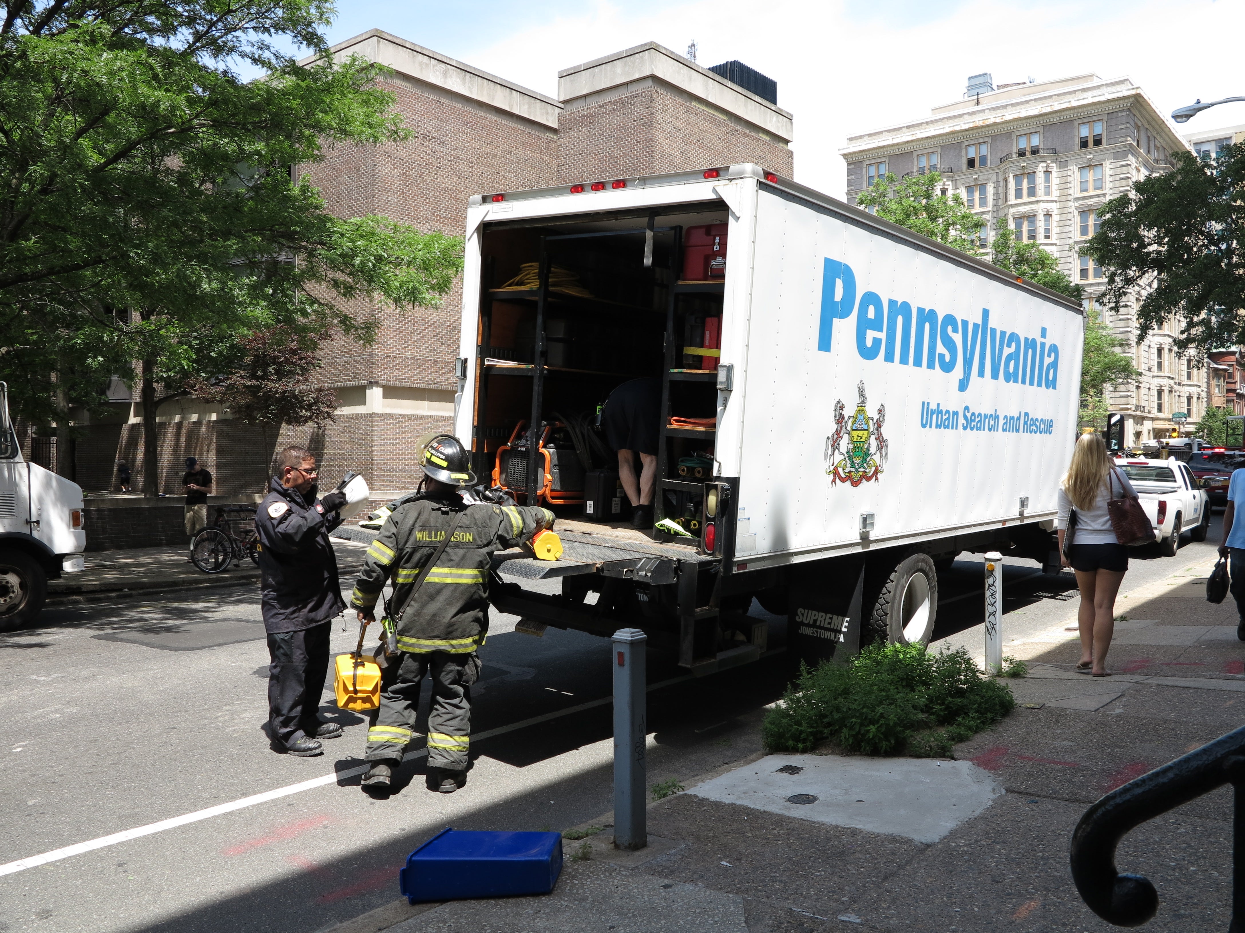 Pennsylvania Urban Search and Rescue was onsite within the hour.