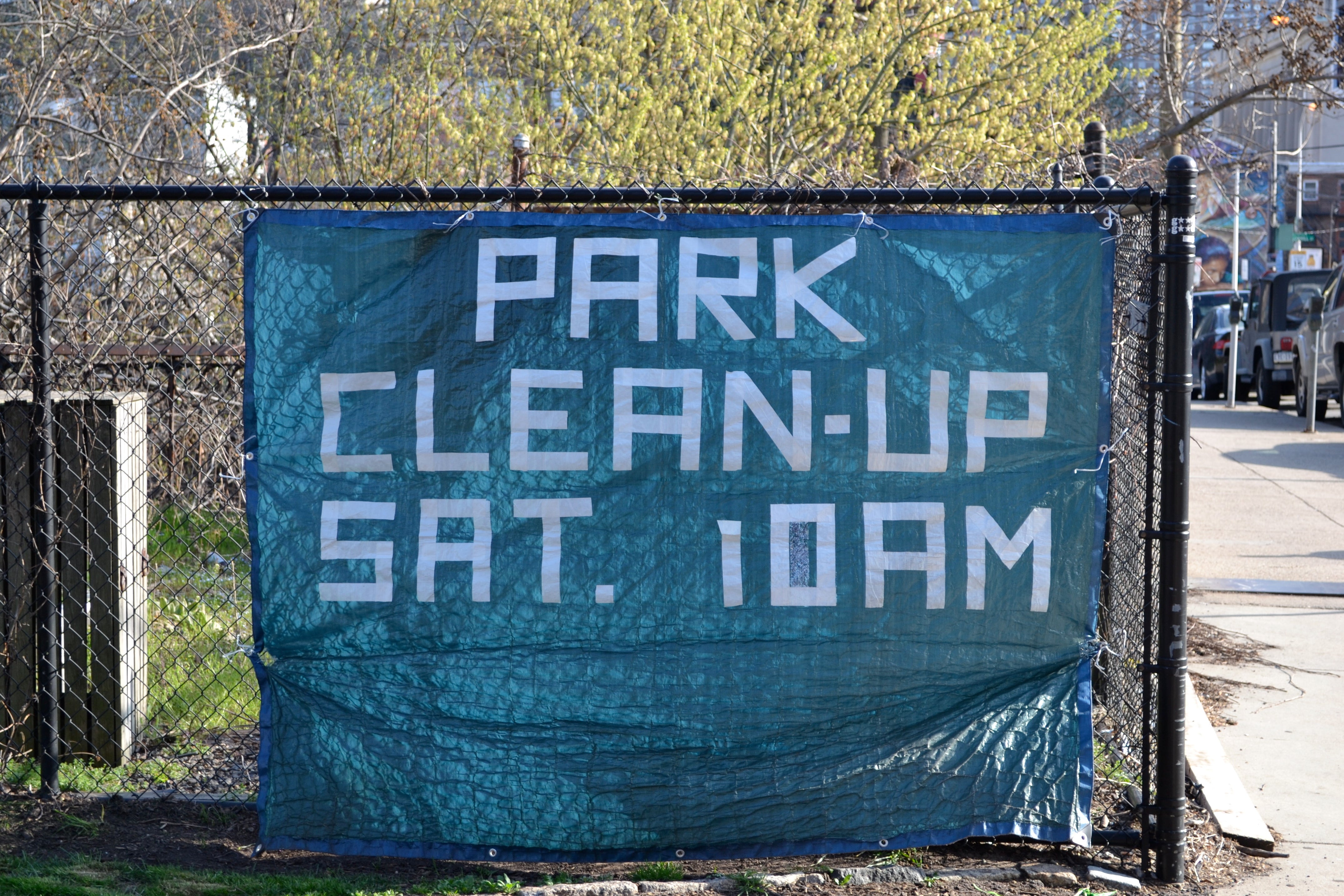 Philly Spring Cleanup preview Painting, river work, Chinatown street