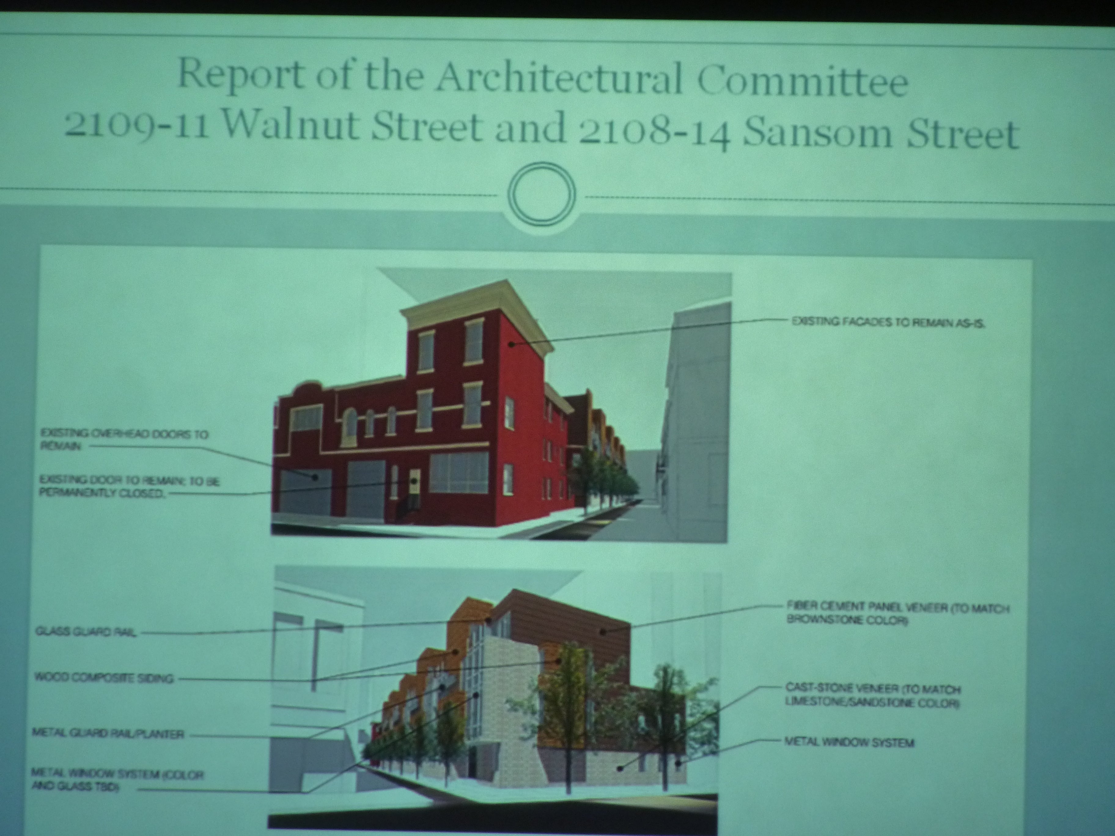 Proposed townhouse development