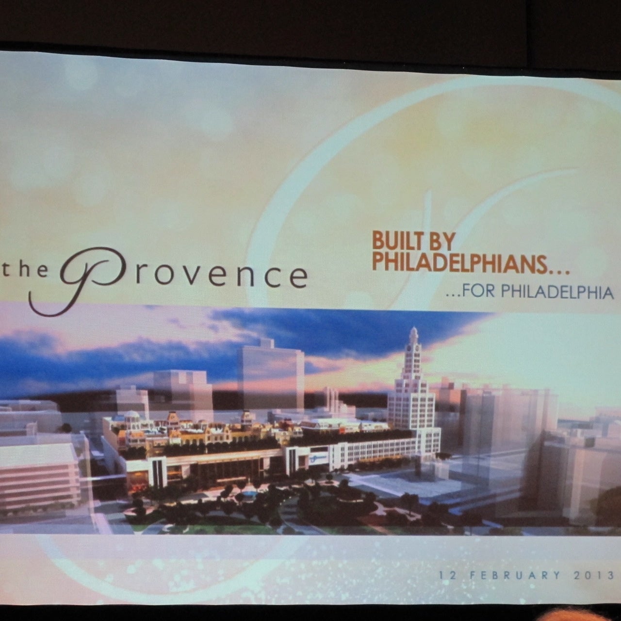 Tower Entertainment, LLC., proposing The Provence at 400 North Broad Street.