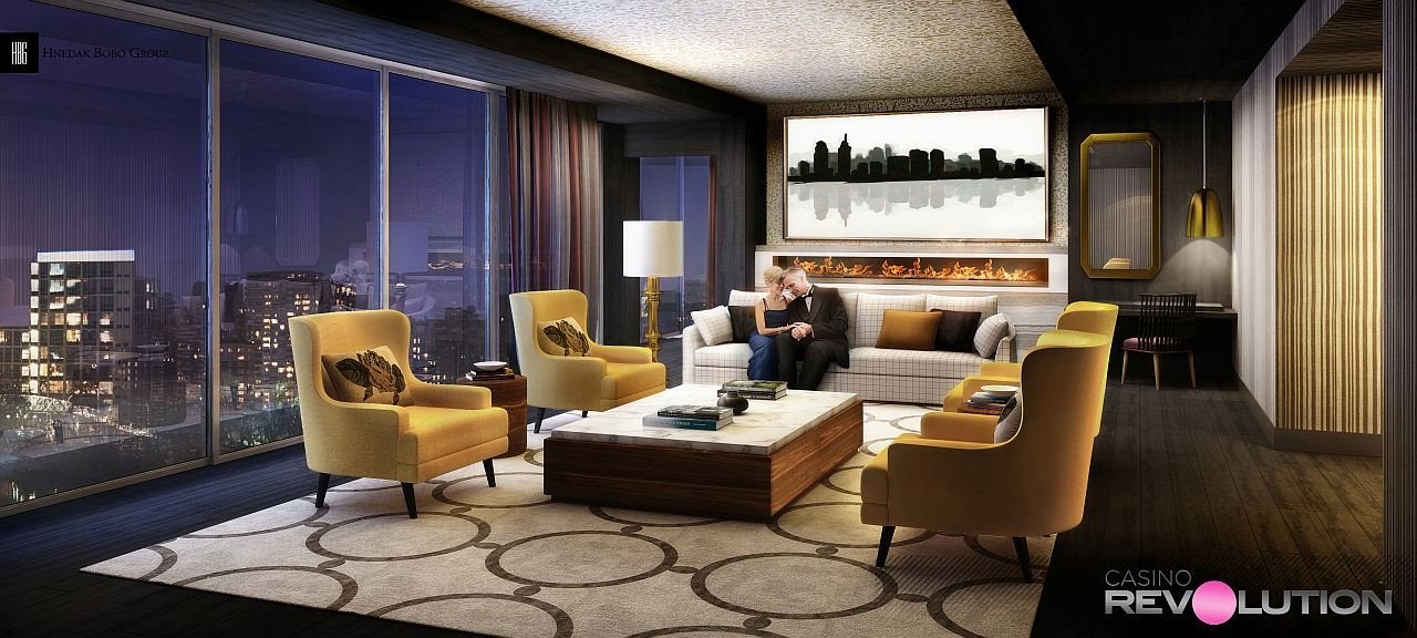 Rendering of Casino Revolution suite 