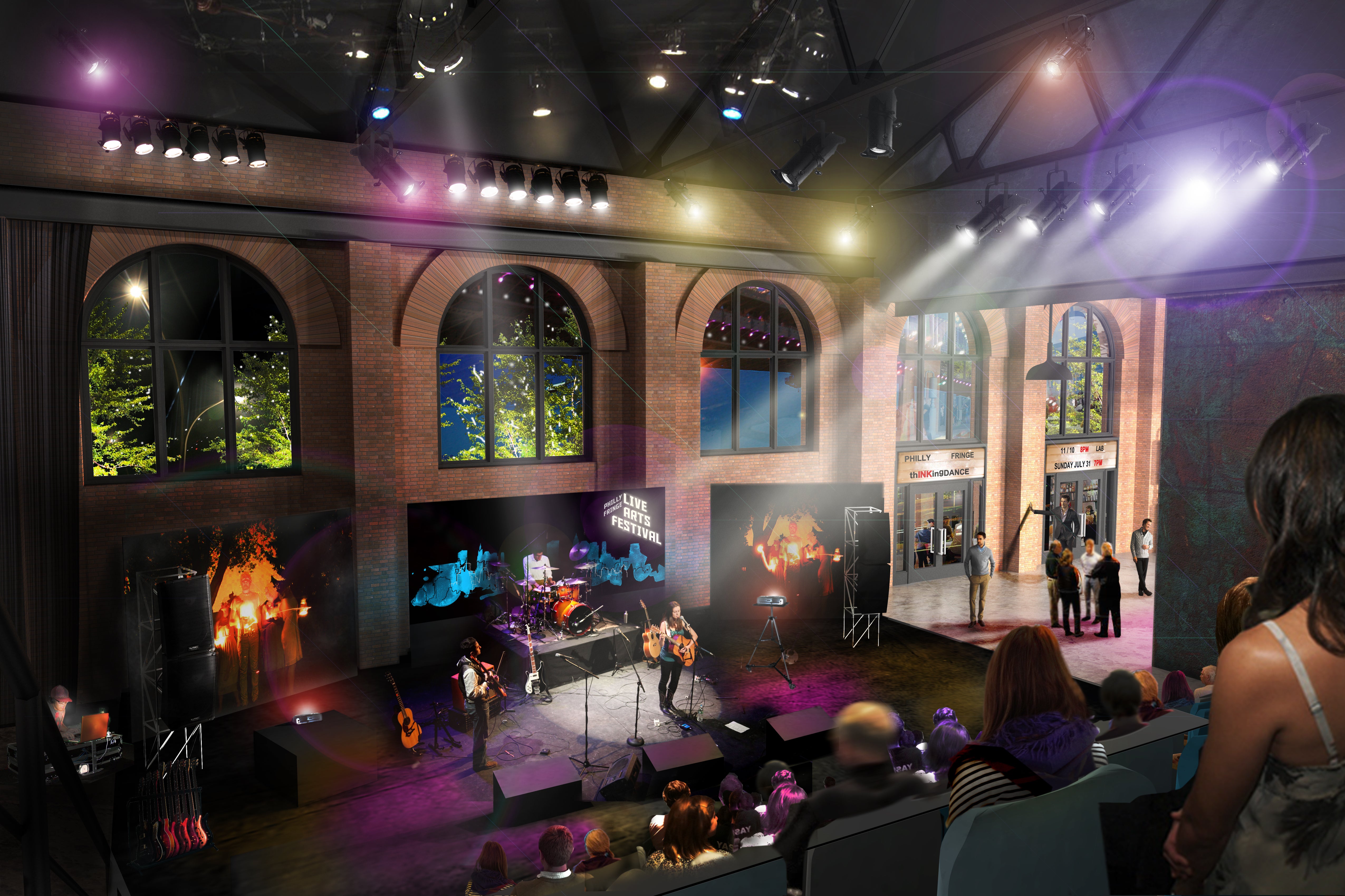 Rendering of the future concert space