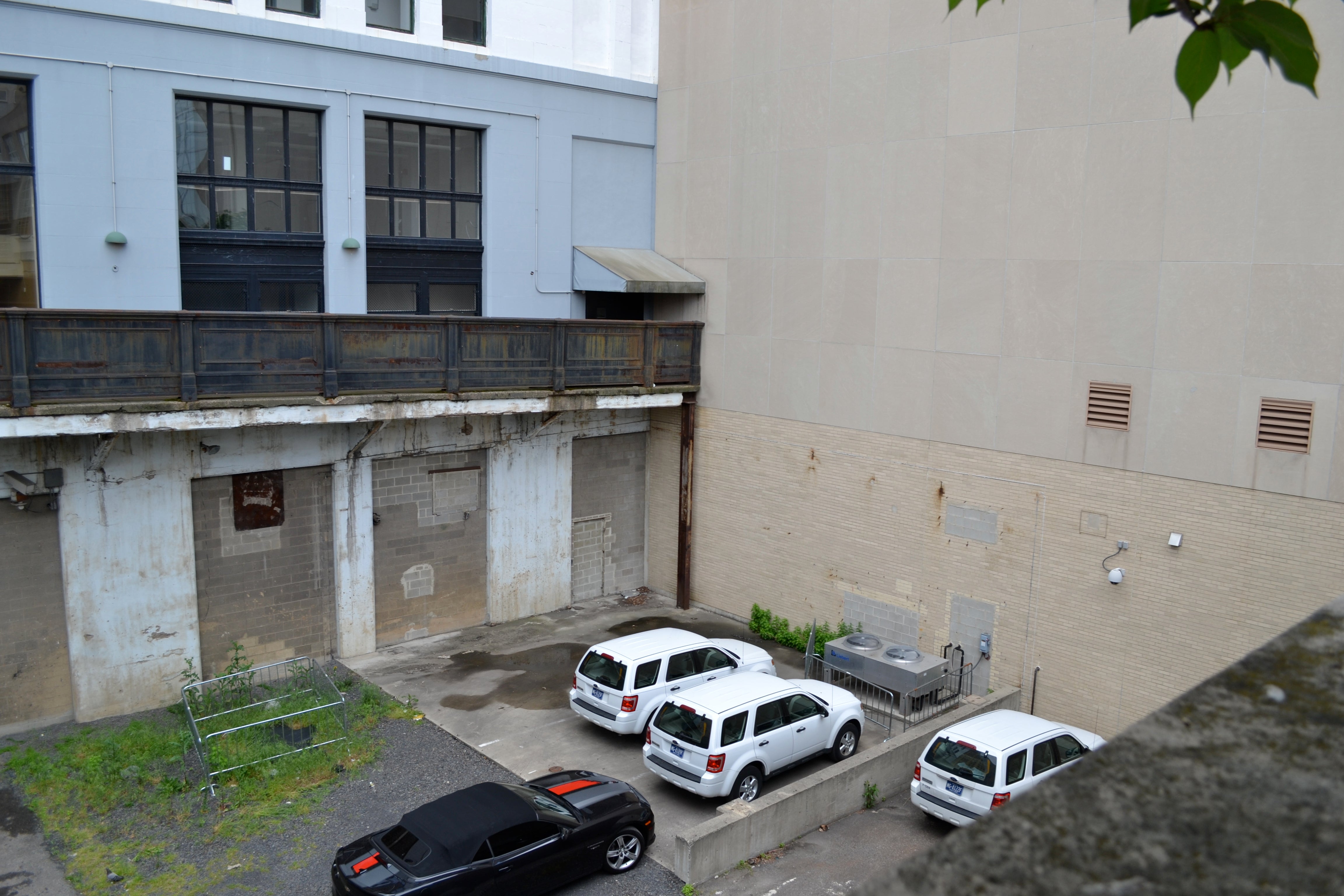 The only major, physical blockage of the City Branch is part of the School District's building near Broad and Noble streets