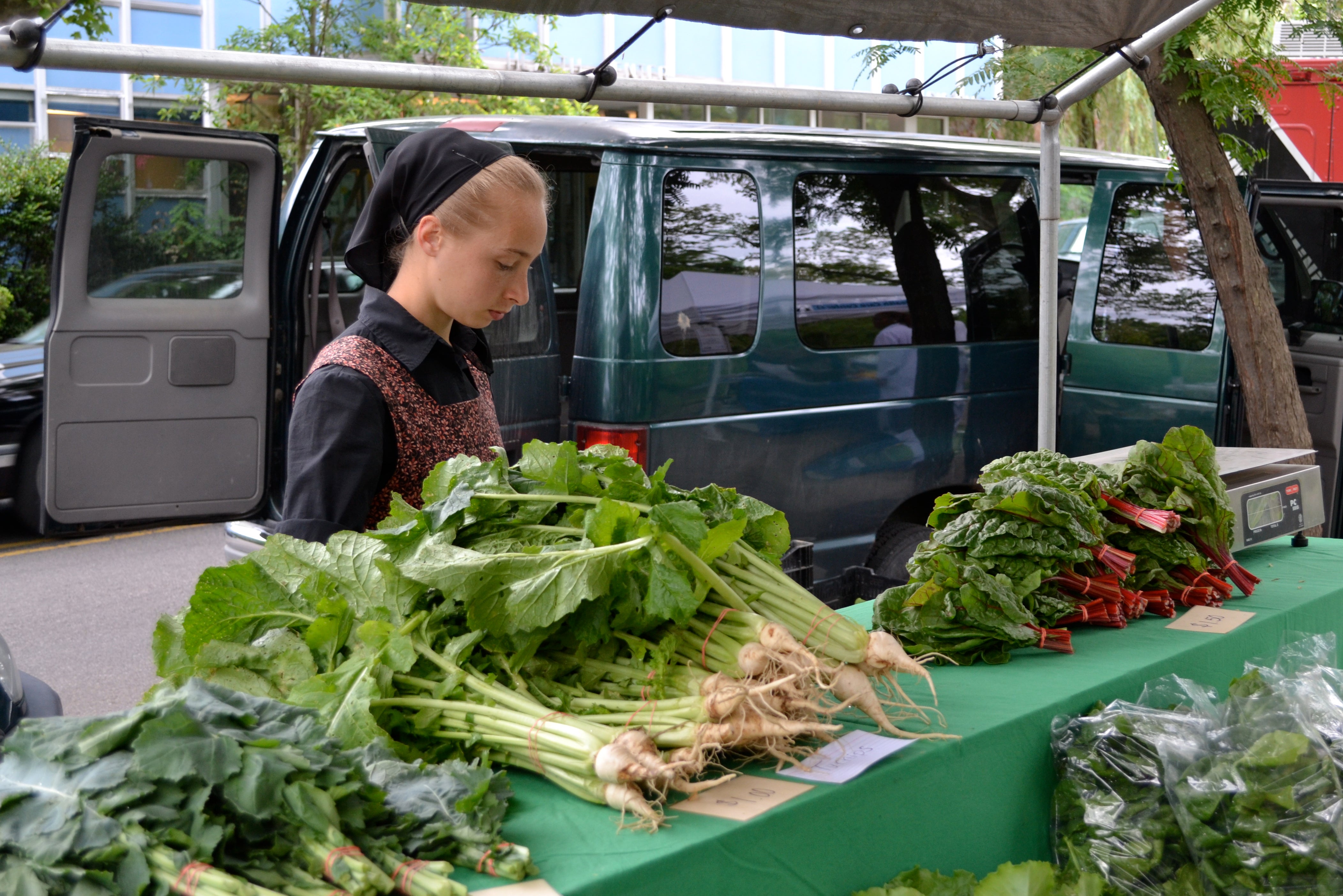 The Thursday farmers' market returned to Clark Park this week