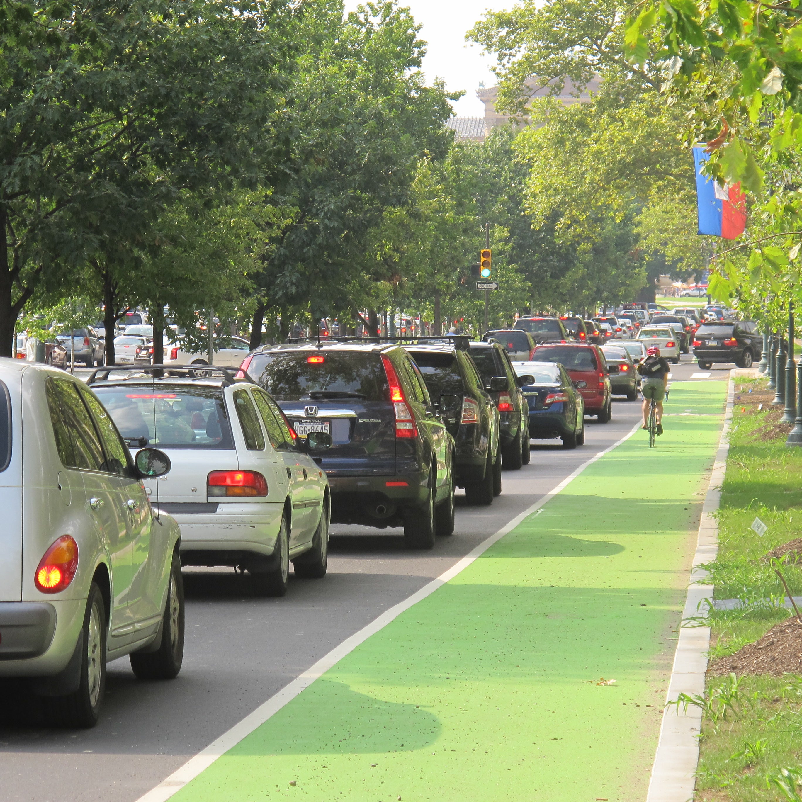 Traffic on the Parkway