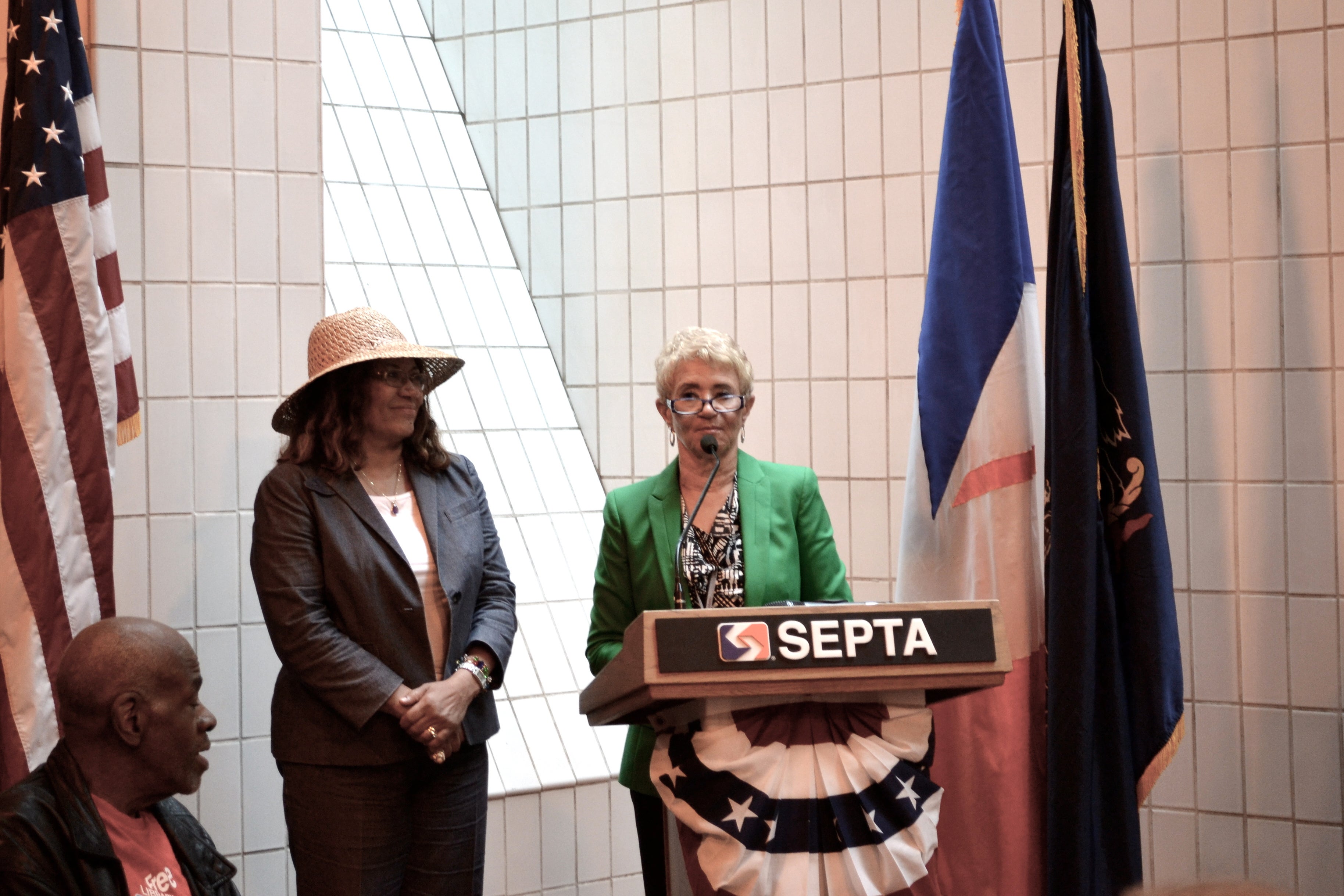 Two of Moore's daughters spoke at the dedication ceremony