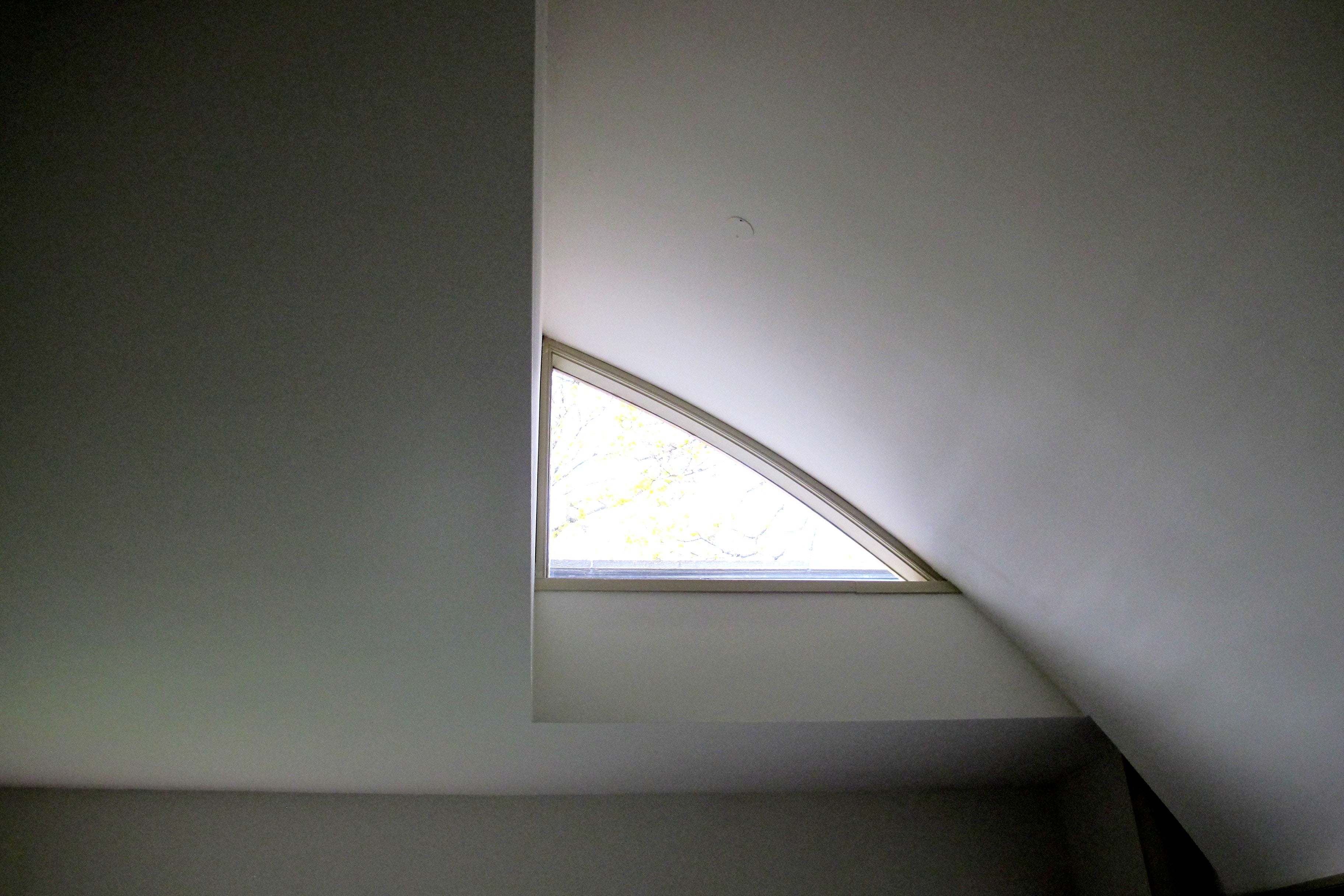 Vanna Venturi House window and curved roof