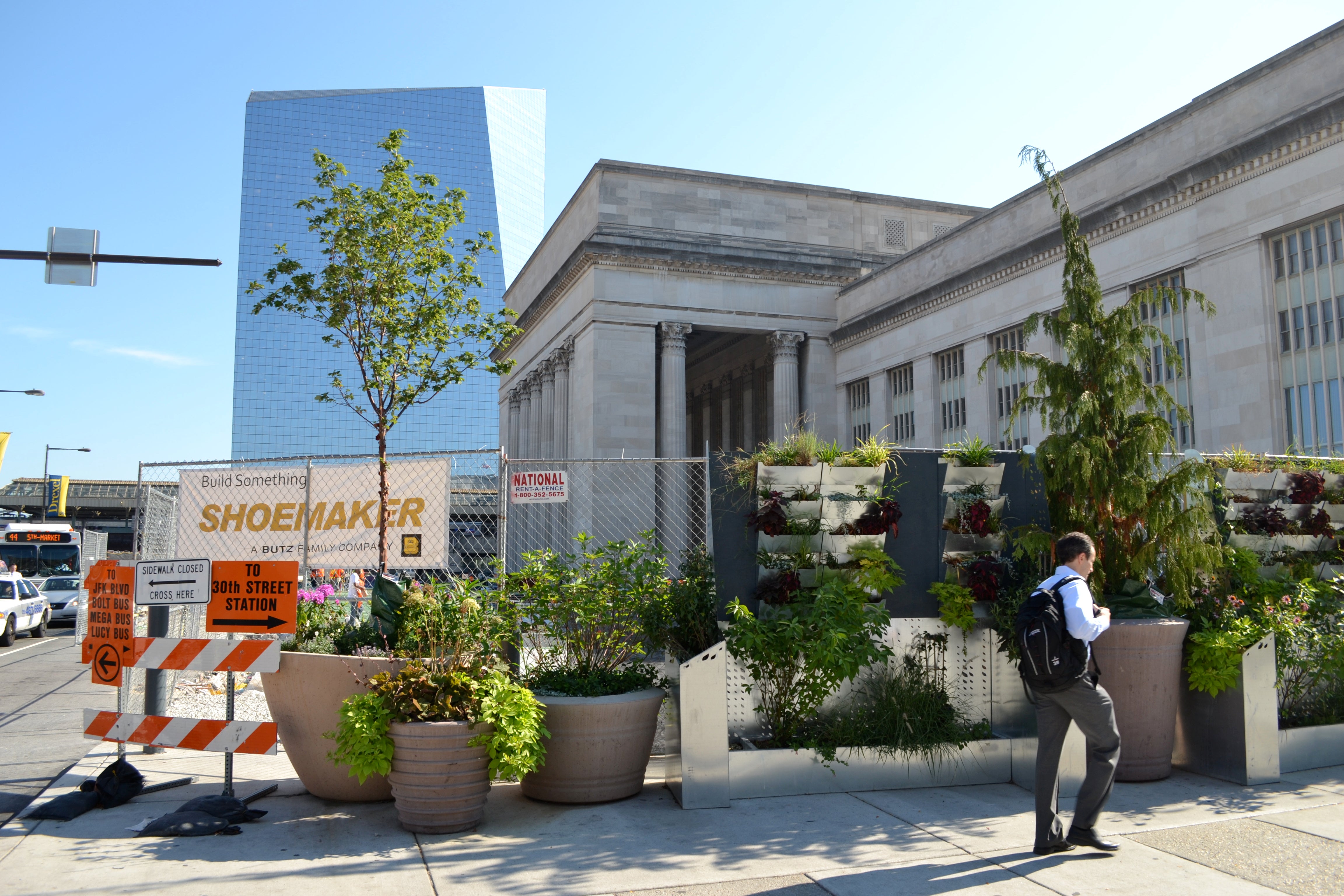 When Amtrak completes construction at 30th Street Station, UCD will transfer the modular walls to other sites in University City