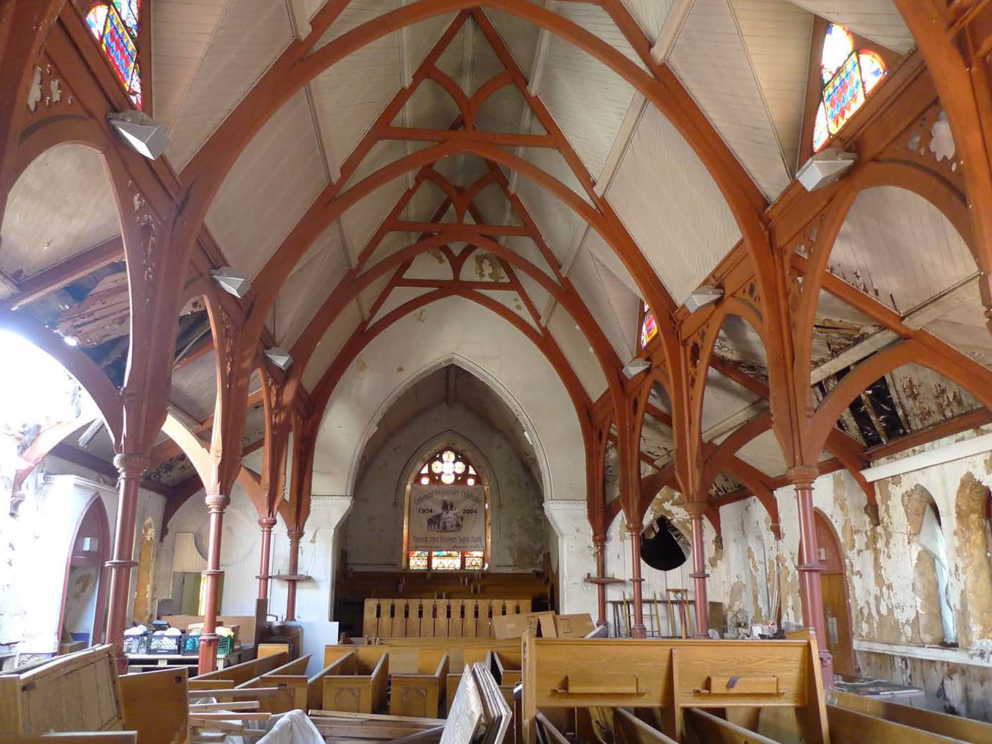 19th Street Baptist Interior | PennDesign, Graduate Program in Historic Preservation