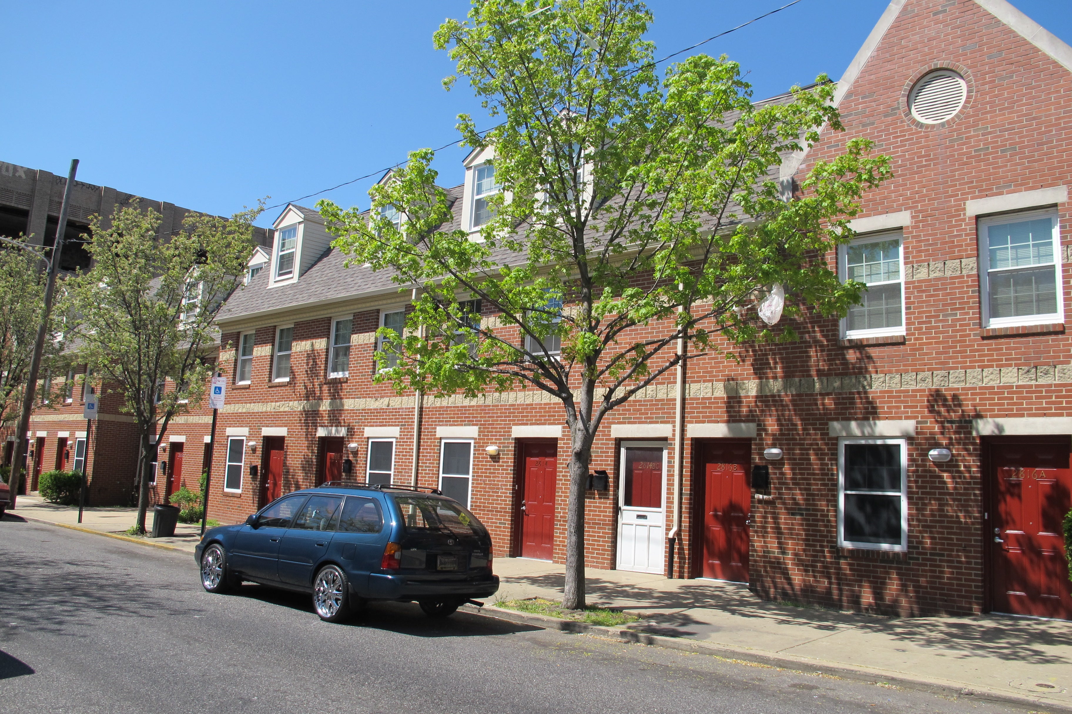 Adolfina Villanueva Townhouses, on North Franklin Street between West Somerset and Cambria streets.