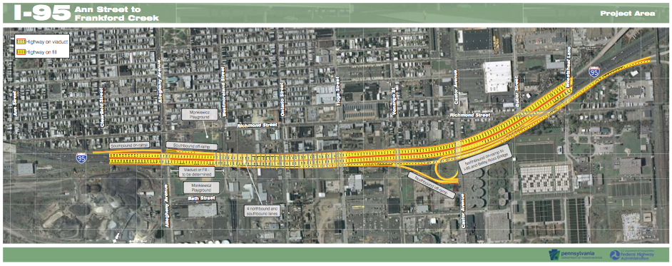 Ann Street to Frankford Creek I-95 expansion