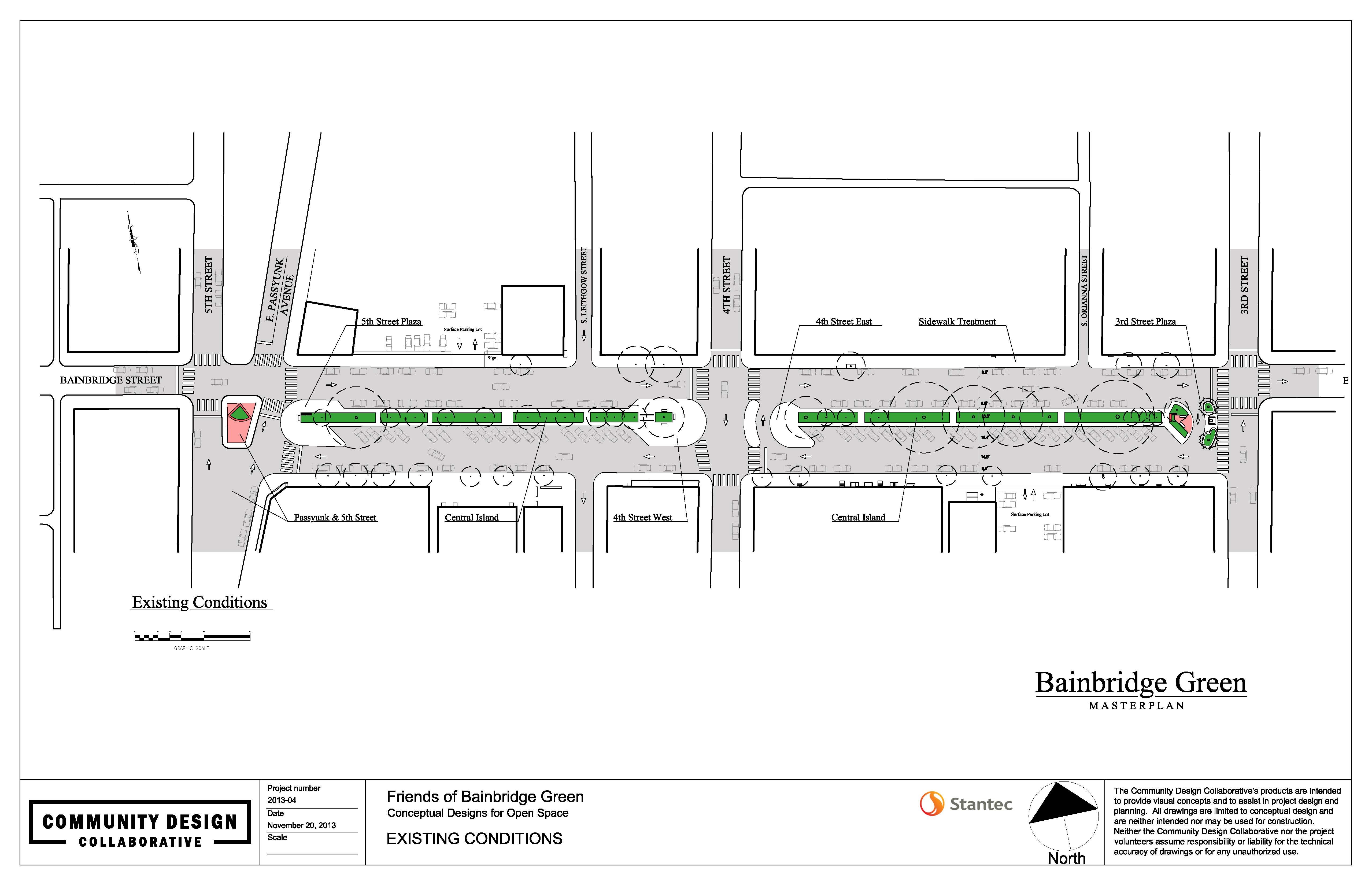 Bainbridge Green existing conditions | Community Design Collaborative