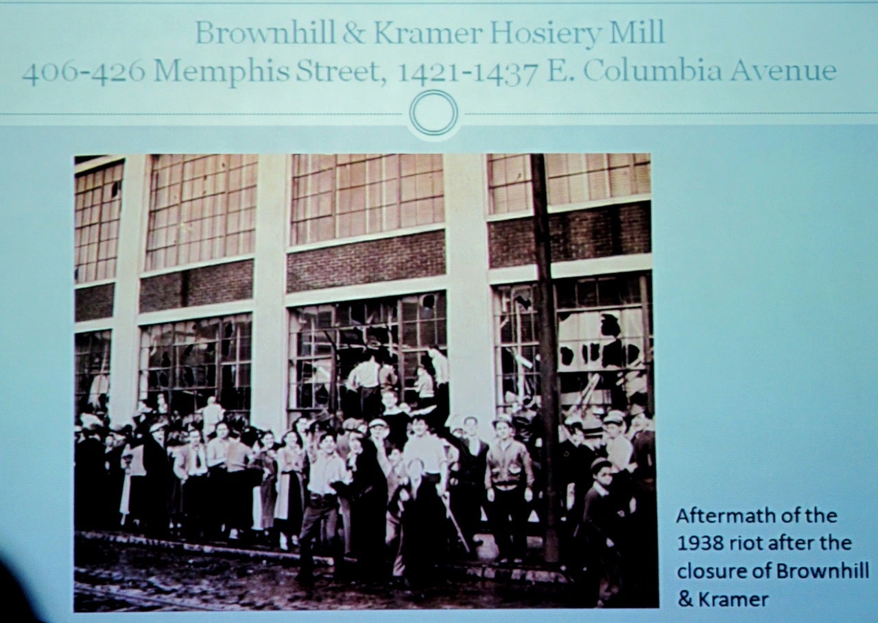 Brownhill & Kramer hosiery factory