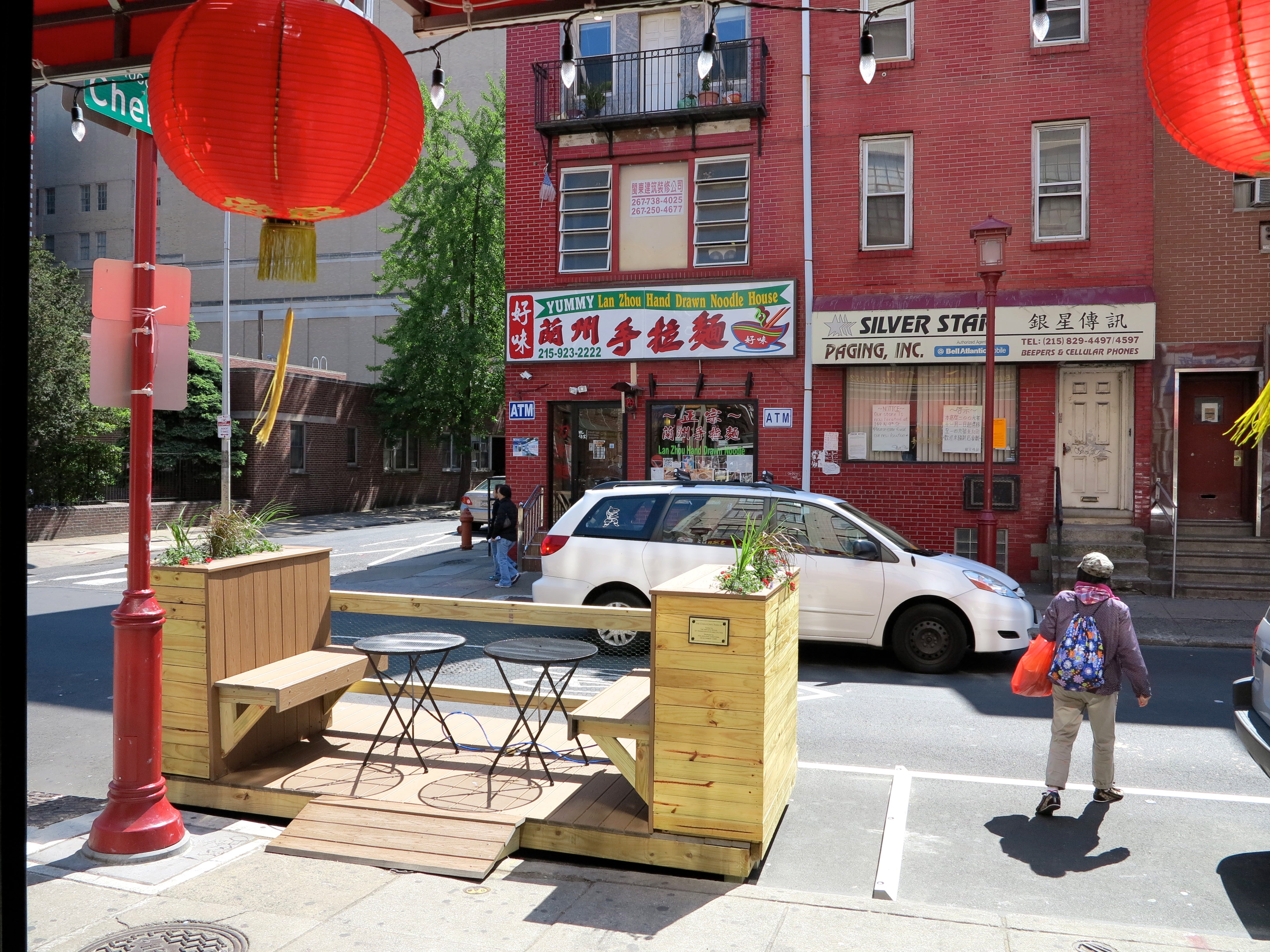 Chinatown's new parklet