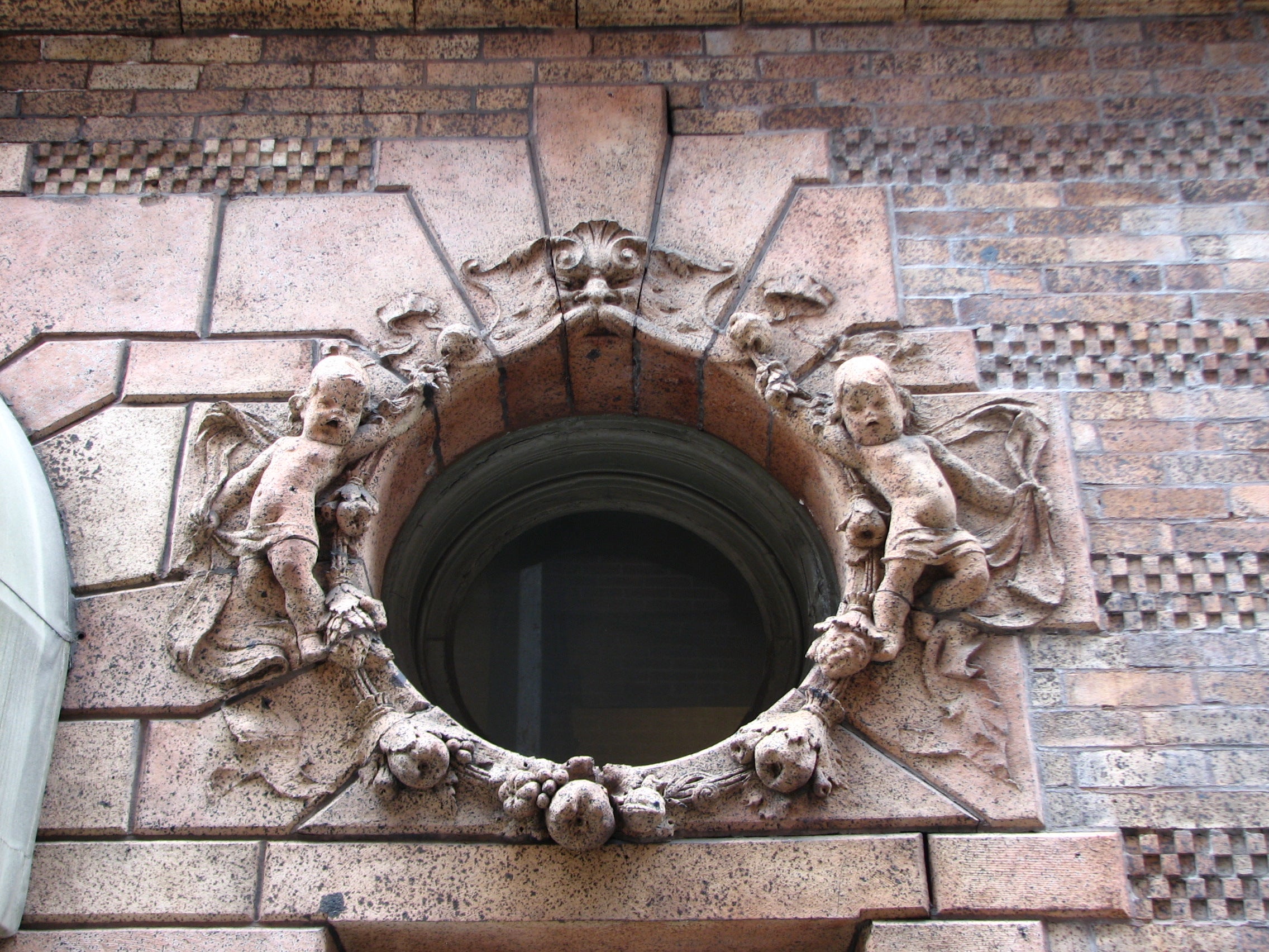 The side window of the former St. Anthony Hall.