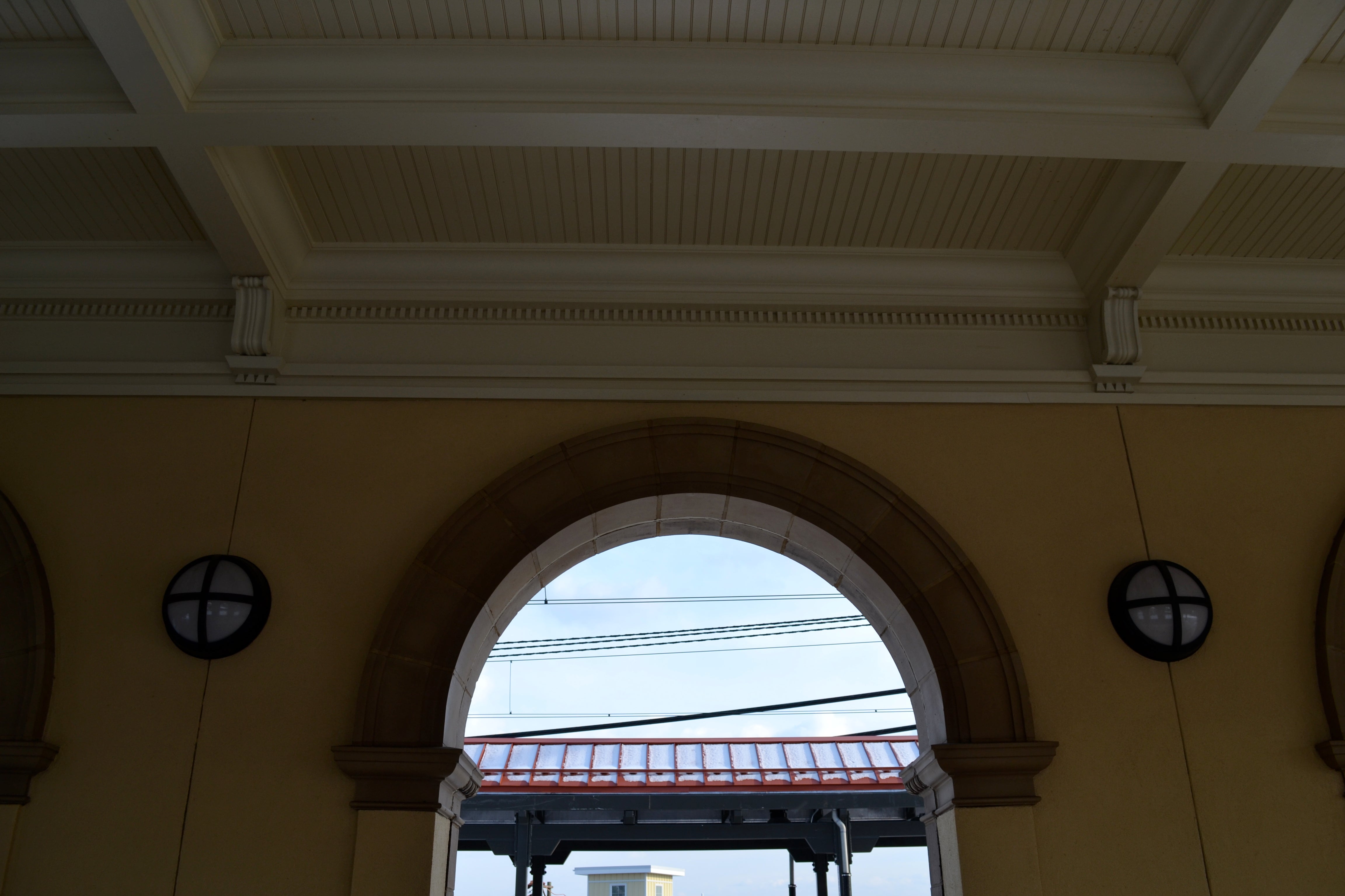 Germantown Head House interior ceiling detail