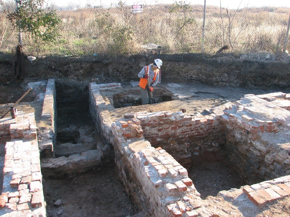 PennDOT archaeologists uncover historic Dyottville Glass Works 