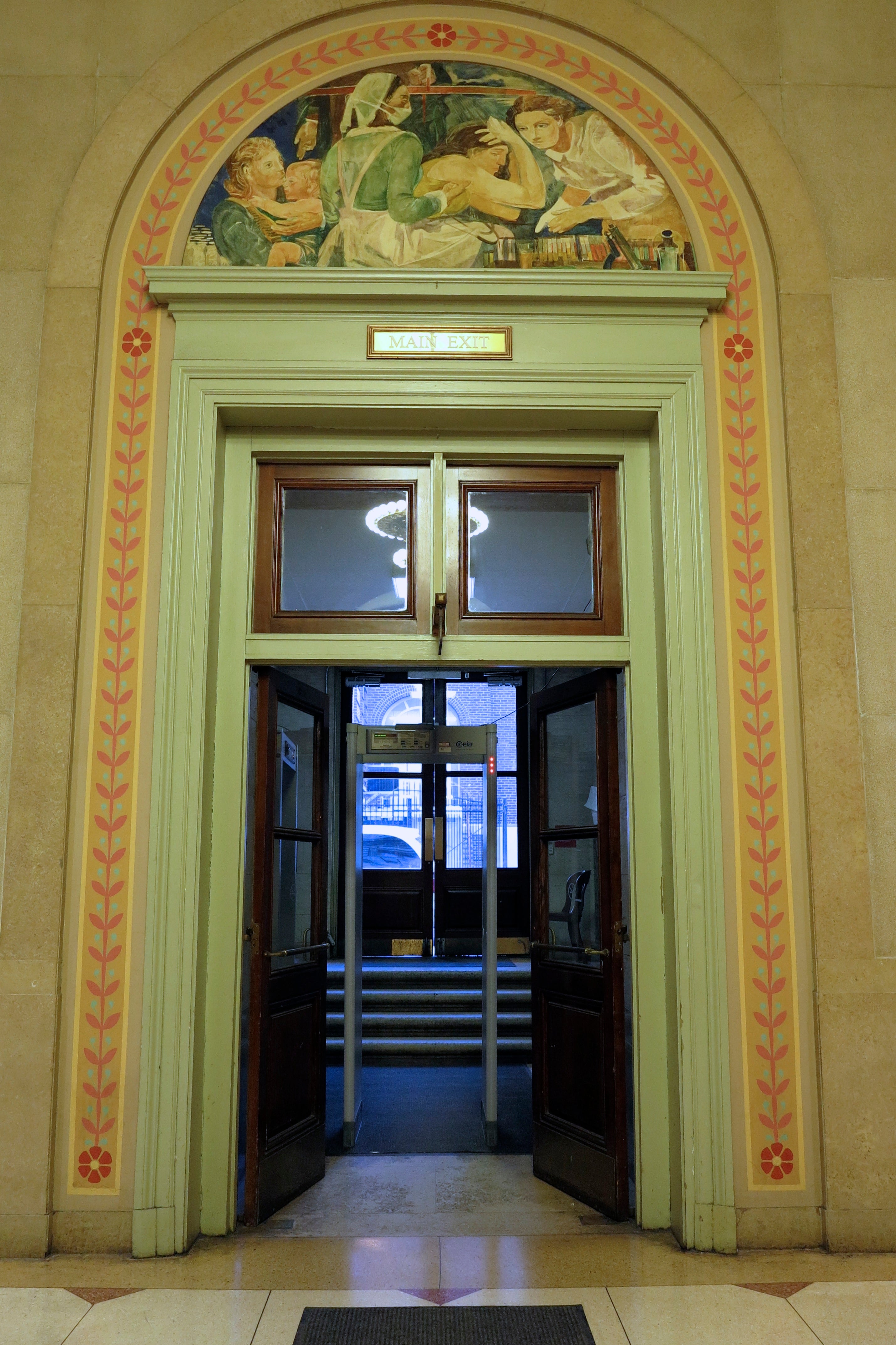 img 1952George M Harding mural, Main Hall, Family Court