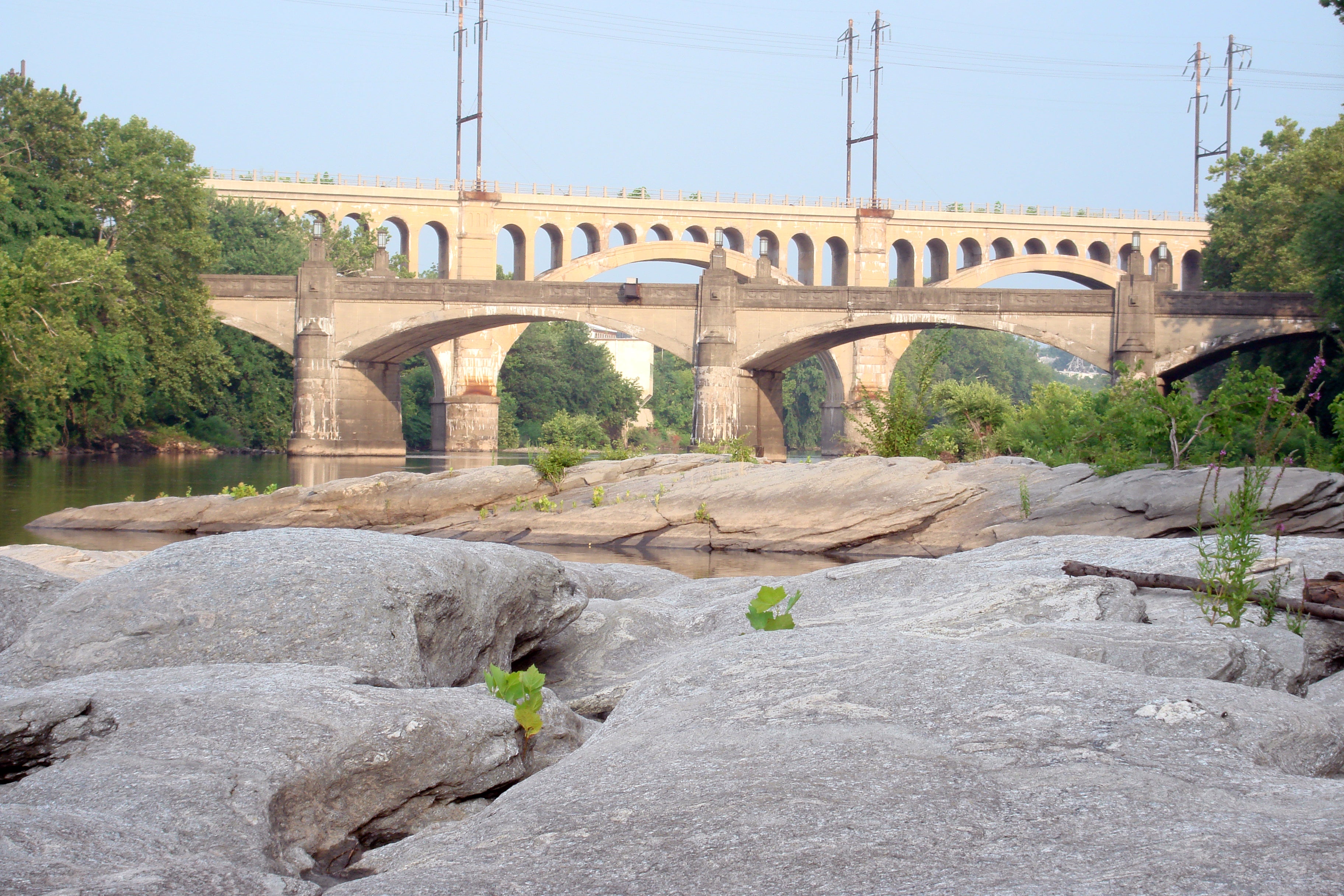 Manayunk and Green Lane from Harry Olson trail