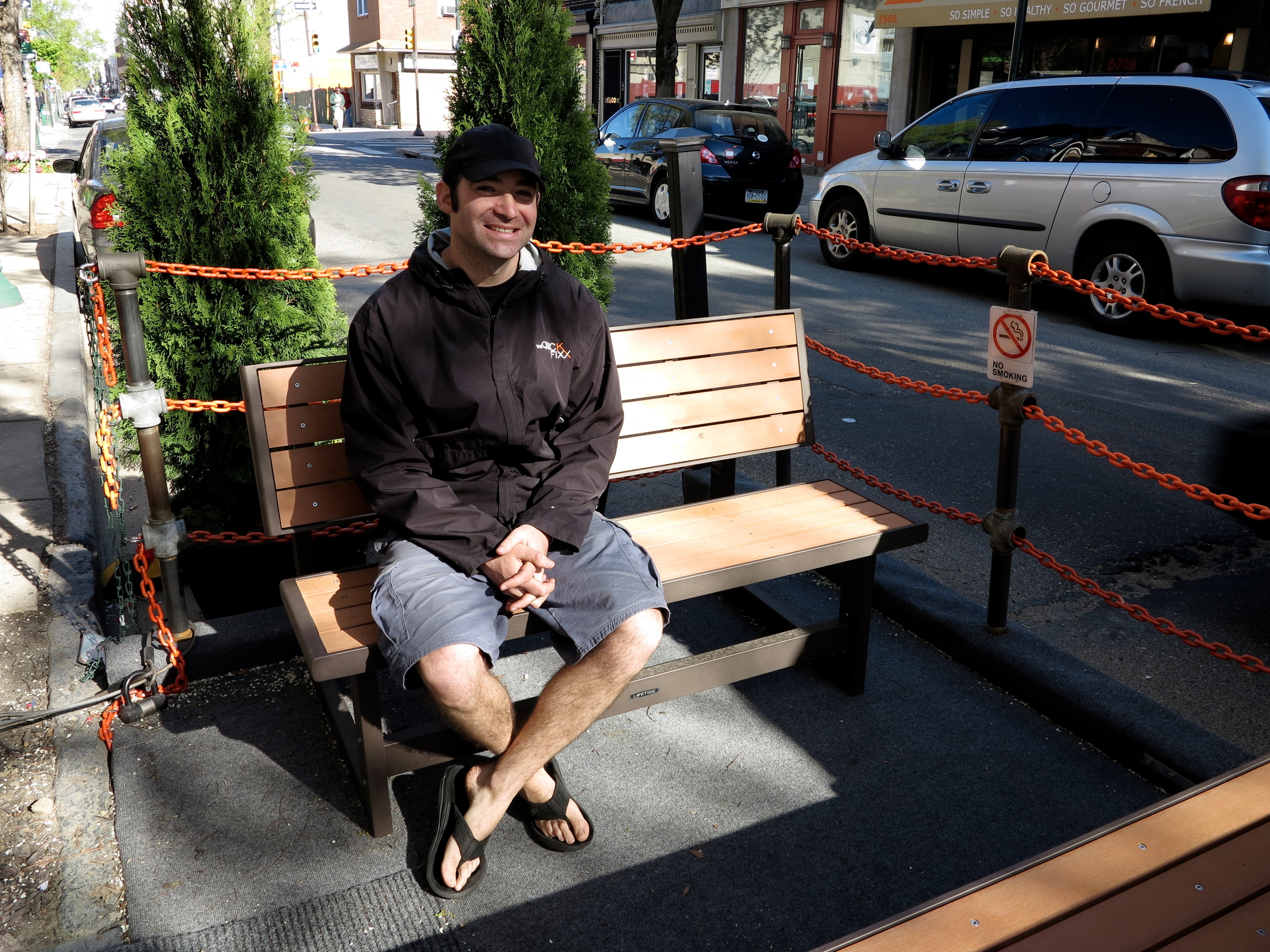 Parklet milestones on South Street West - WHYY