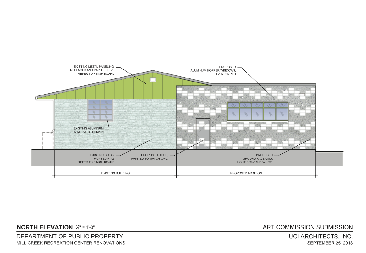 Mill Creek north elevation