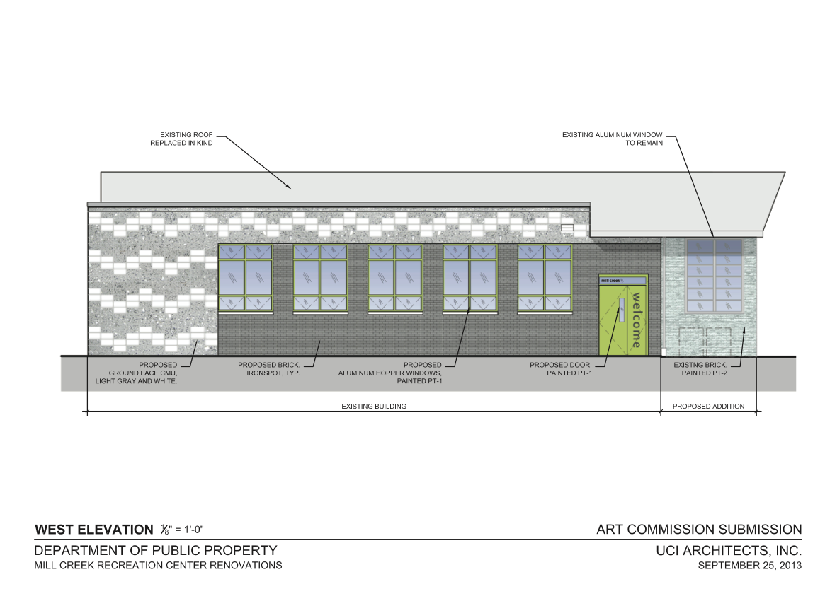 Mill Creek west elevation