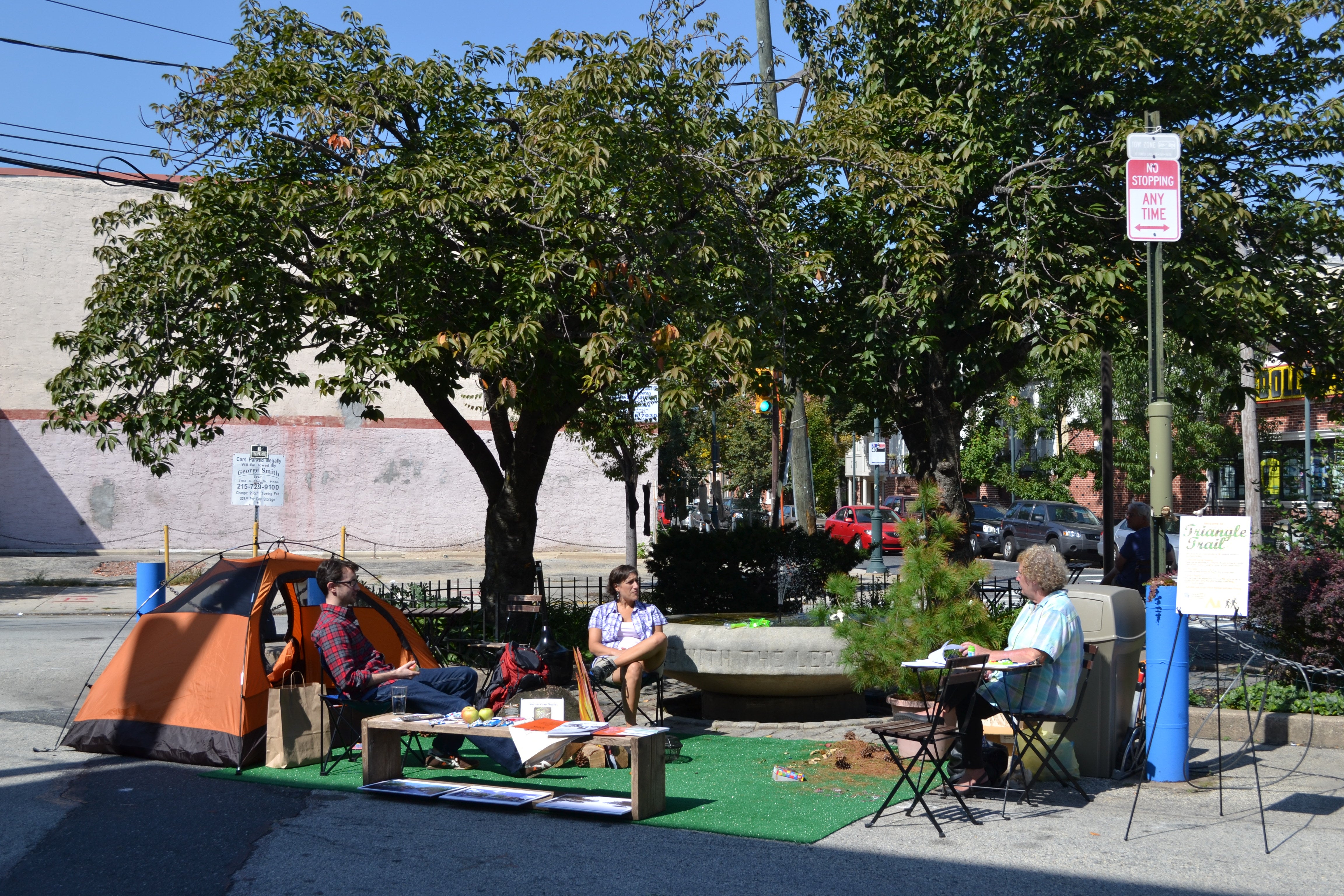 Park(ing) Day: SOSNA and Fireside Camp Supply