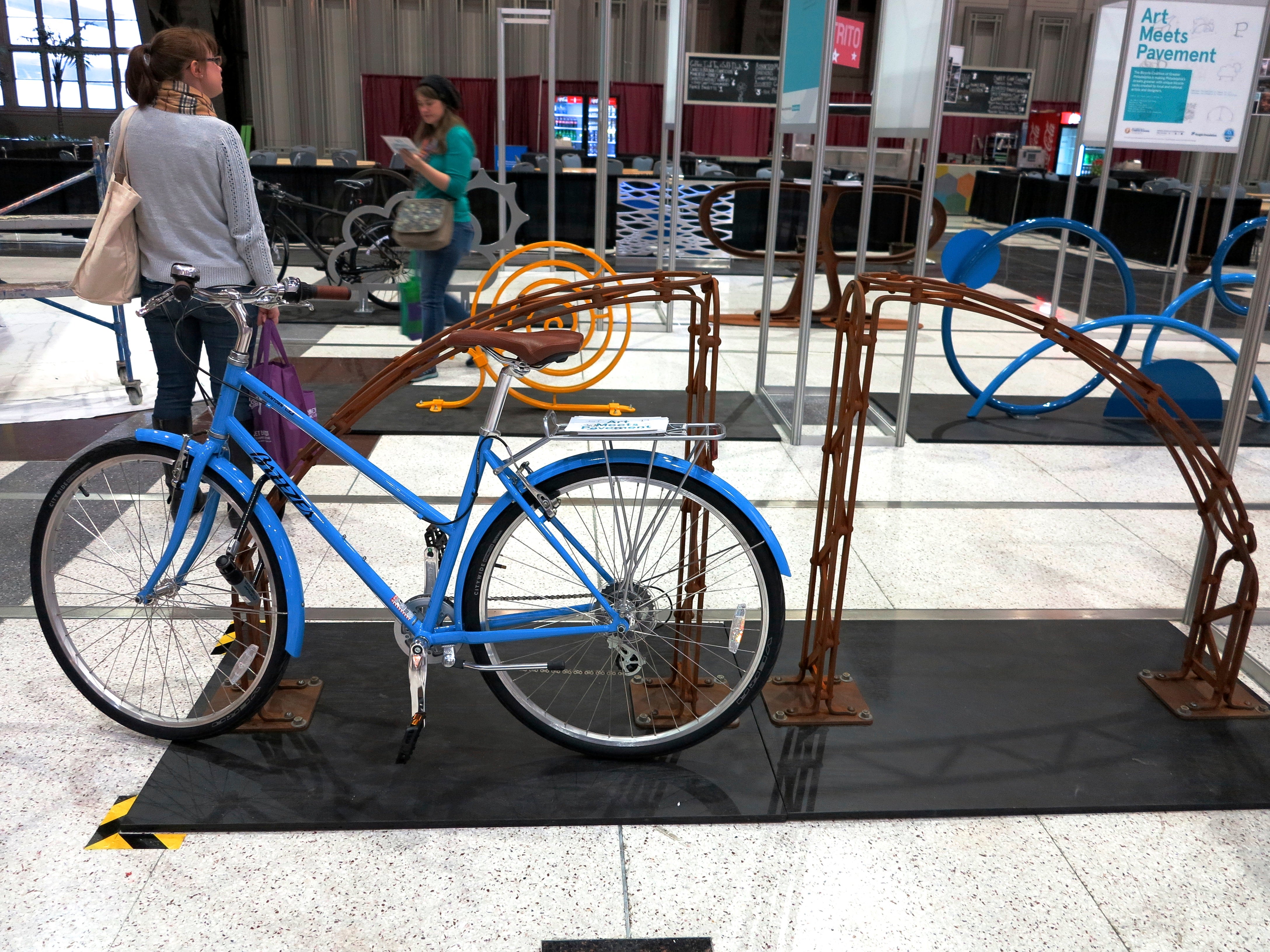 Philadelphia Bike Terminal, by Nathaniel Ross (location: Penn Center Plaza)