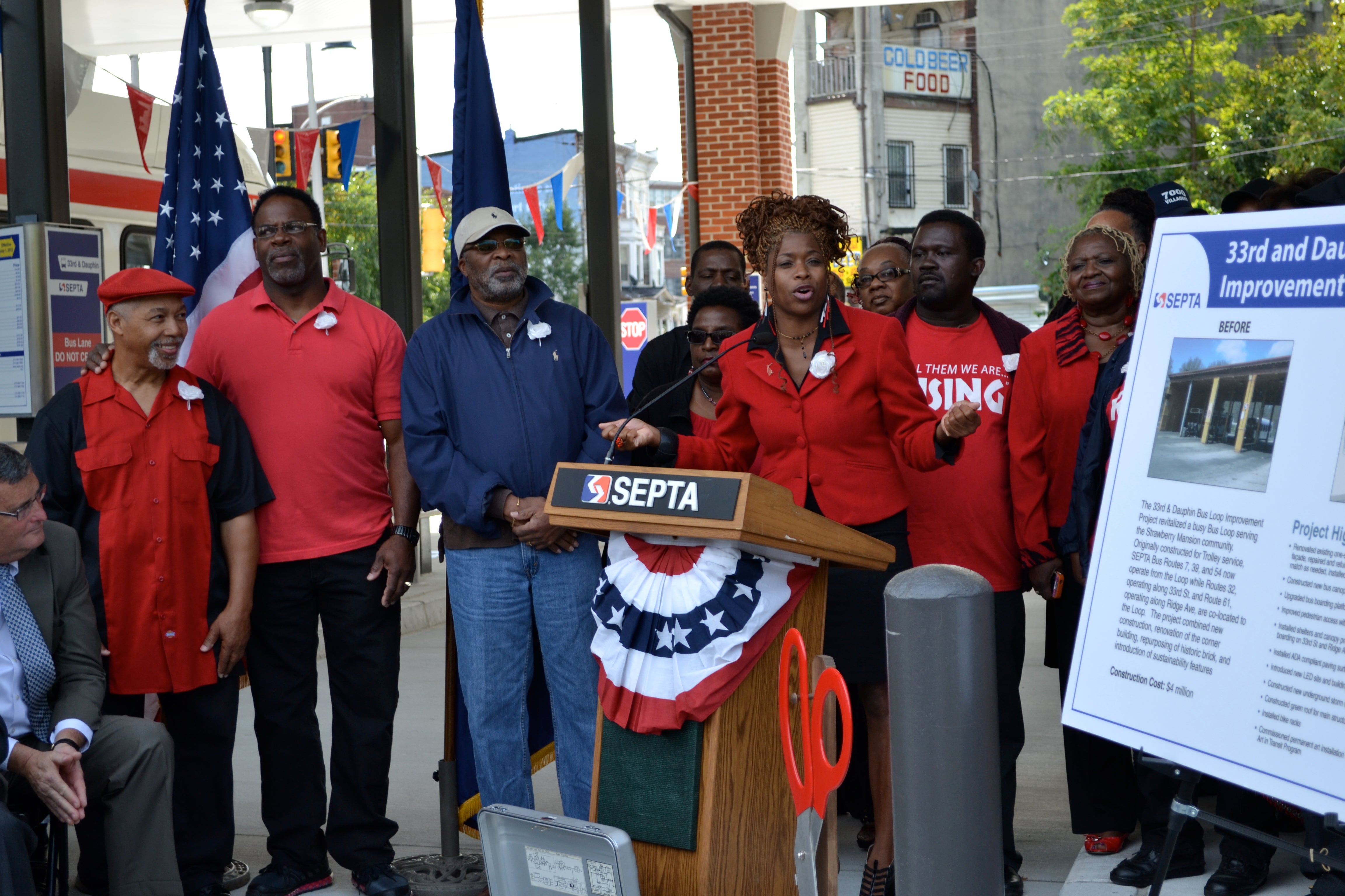 Preserving this neighborhood landmark was the right thing to do, said Tonnetta Graham, Strawberry Mansion CDC president 