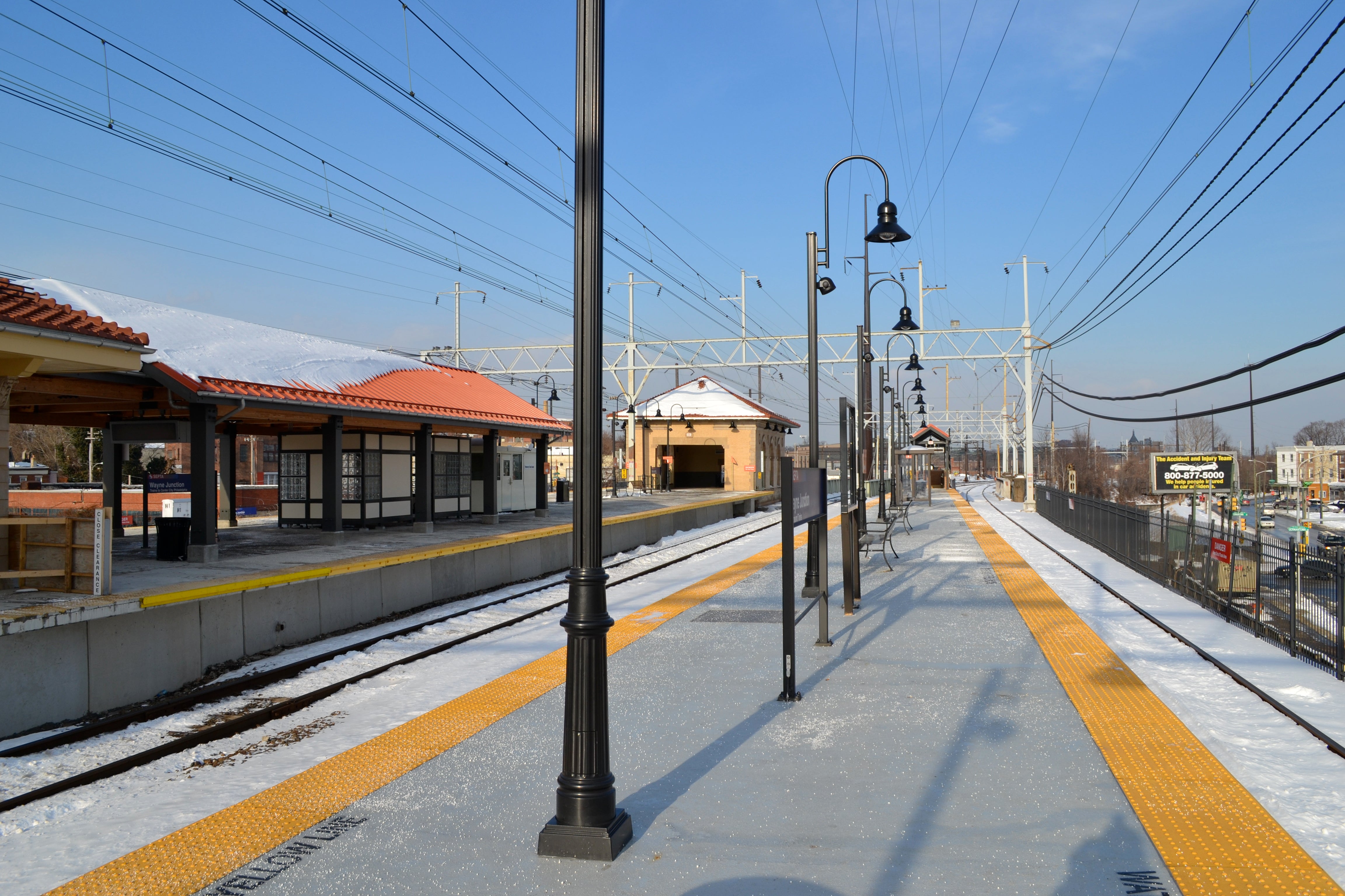 Roughly 200 feet of inbound and outbound high level platforms are now open to the public