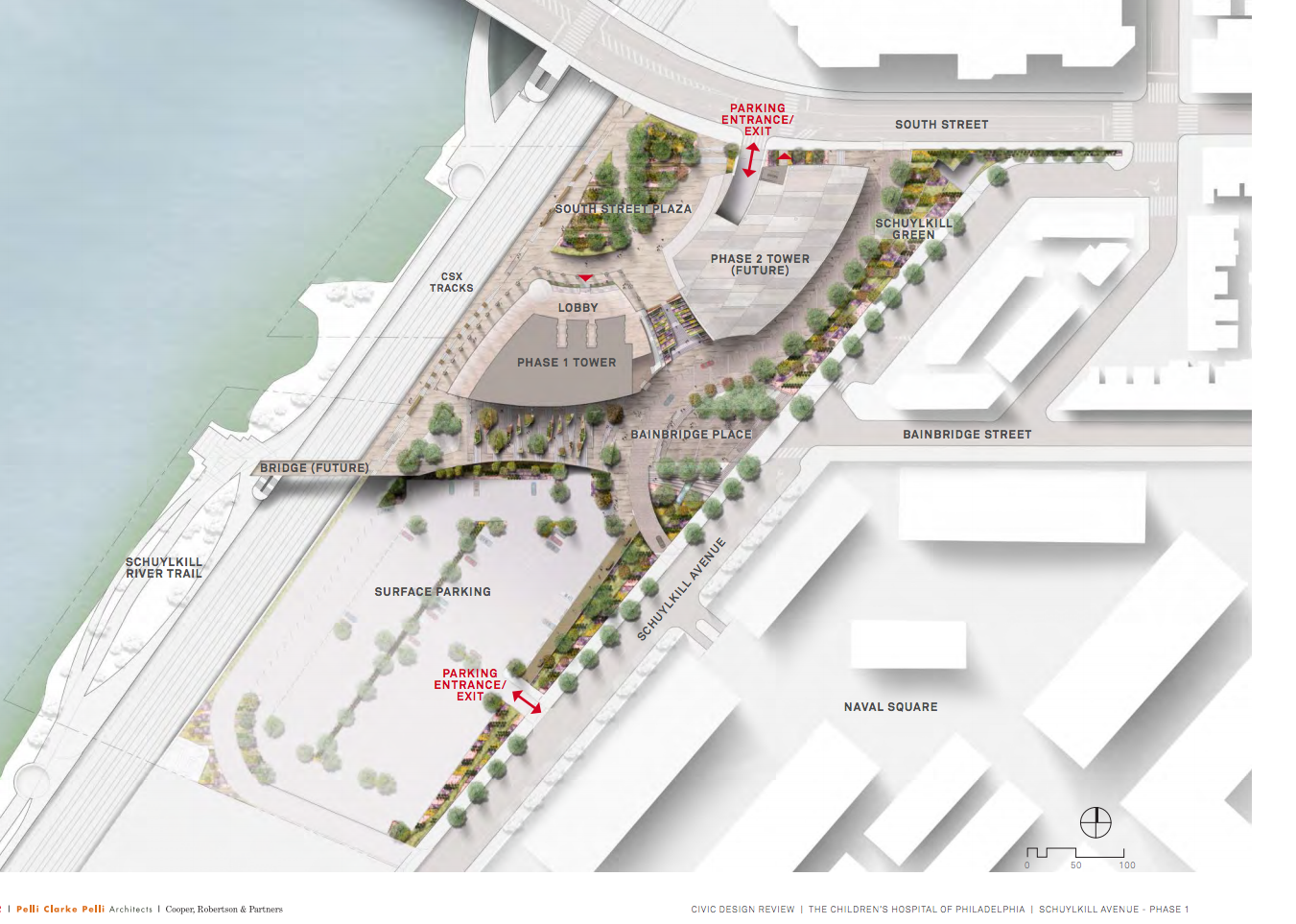 Site Plan, Plaza Level