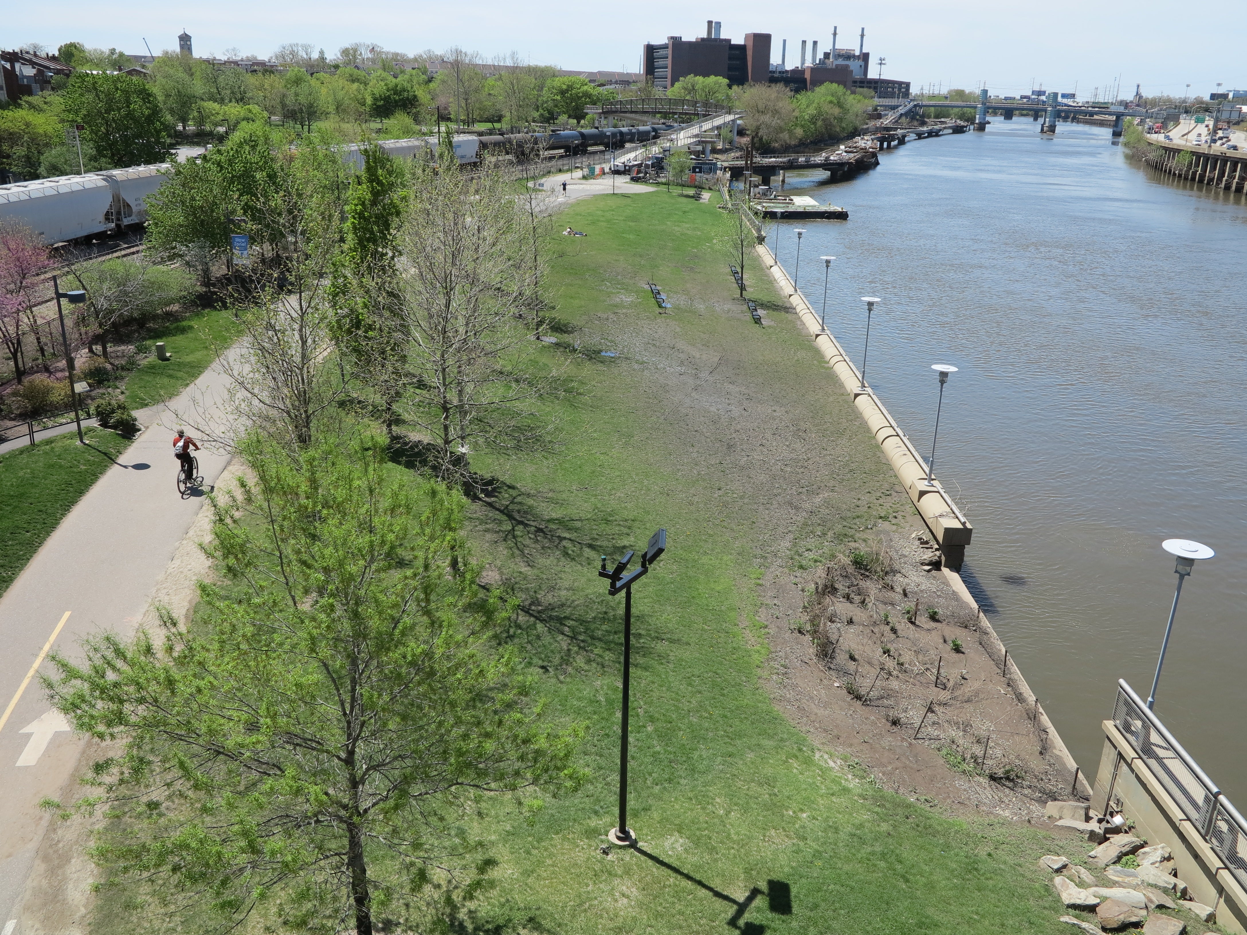 Schuylkill Banks, after the flood