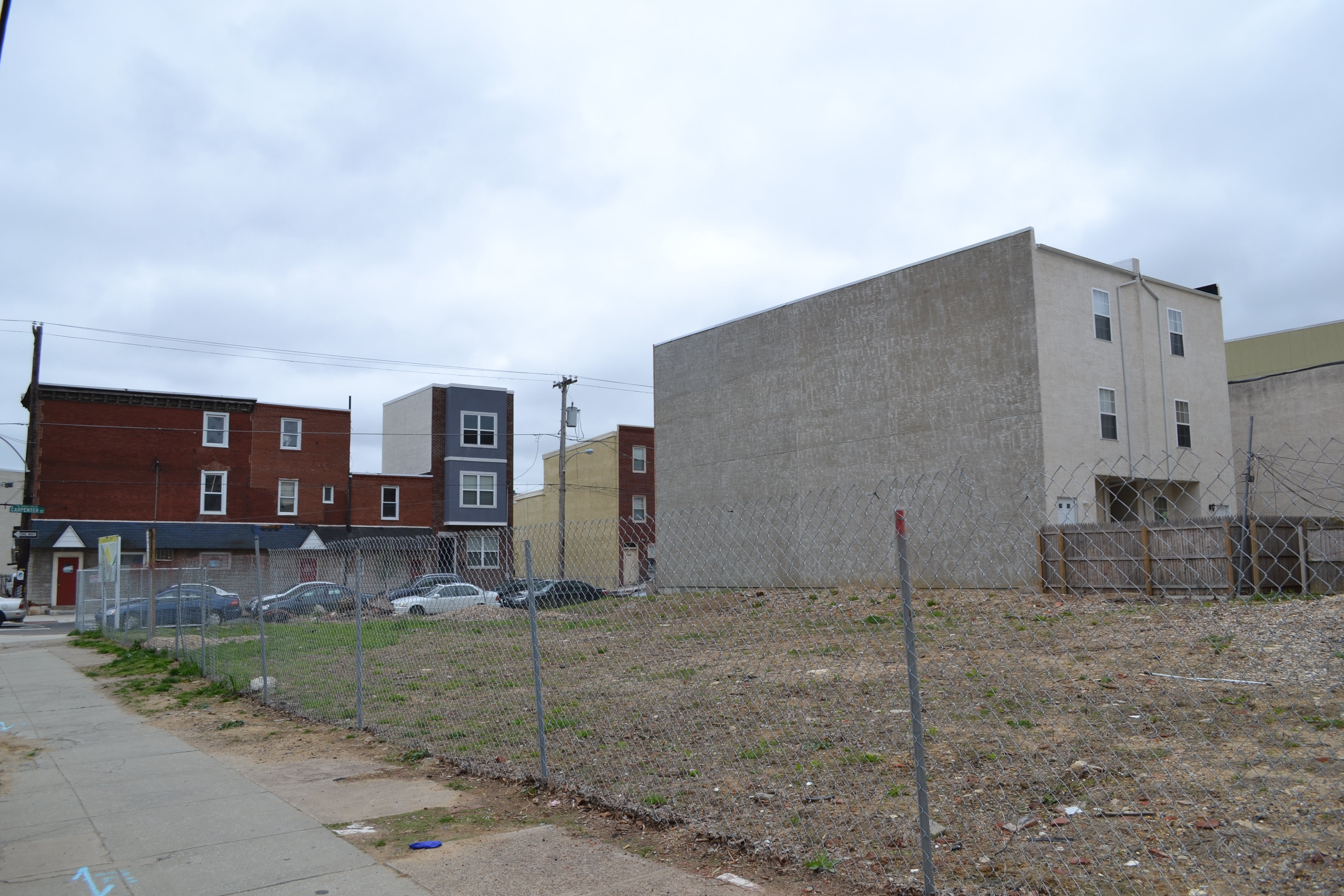 SOSNA has put a fence up around the site and removed trees that were growing onto neighboring homes