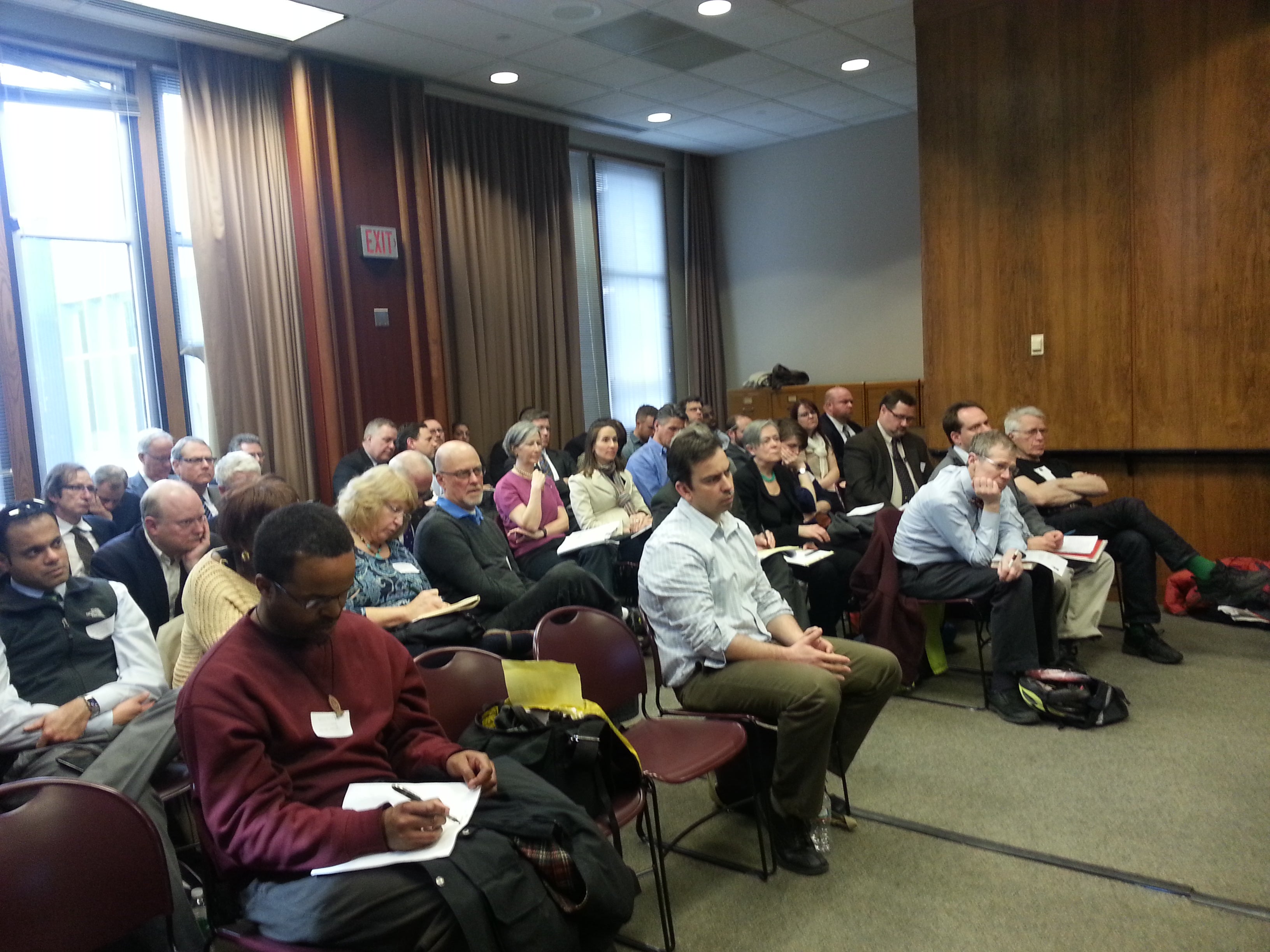 The crowd at CHOP's first Civic Design Review hearing